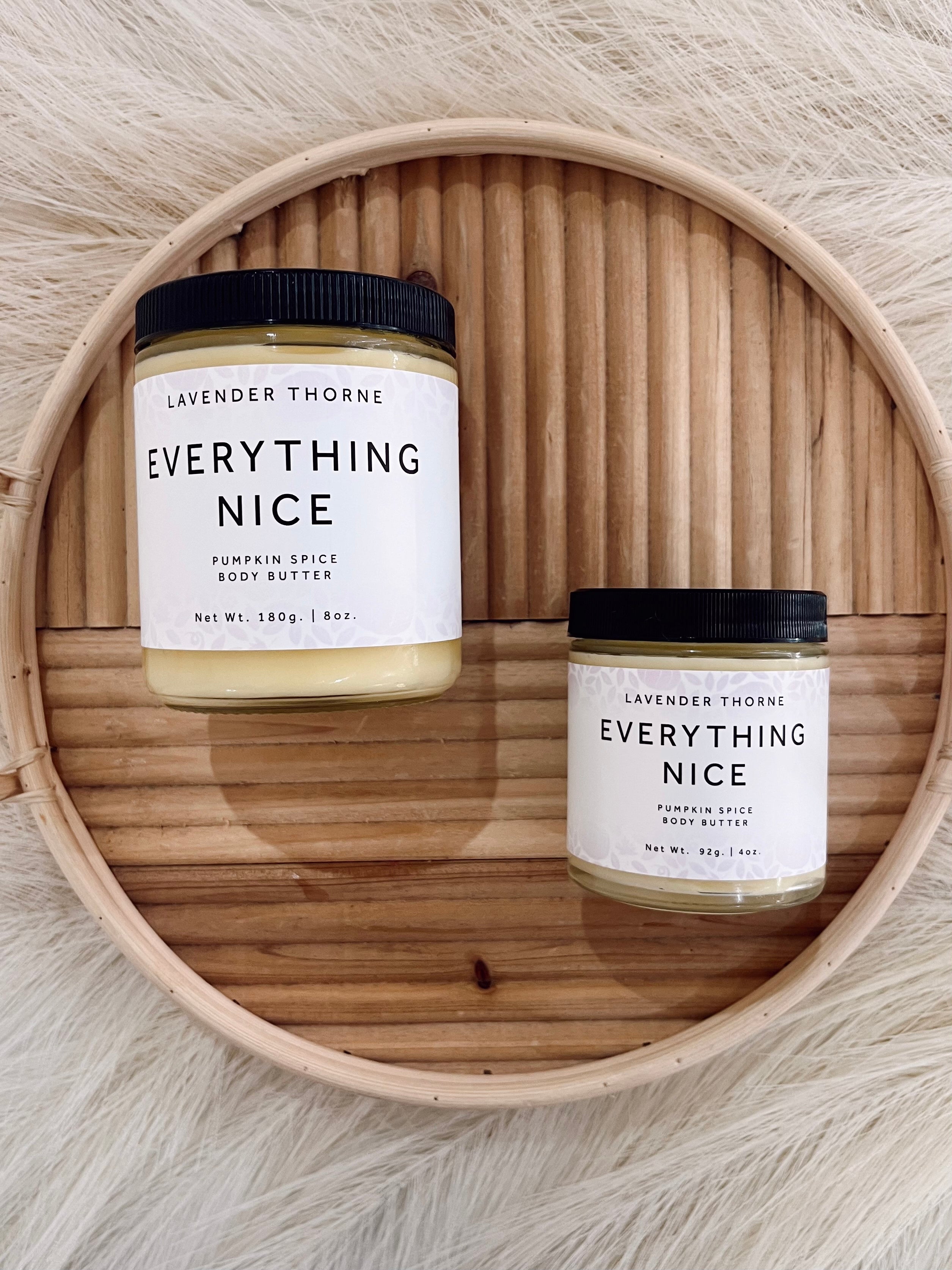 Everything Nice Pumpkin Spice Body Butter 8oz