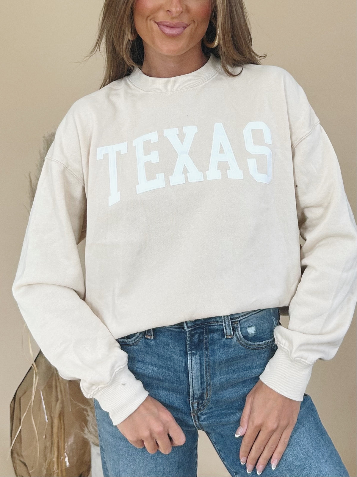 Tia Sweatshirt in Cream