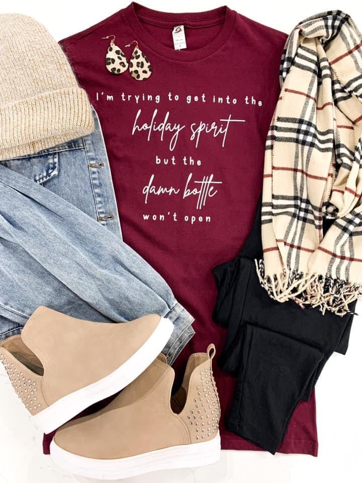 Holiday Spirit Long-Sleeve Tee