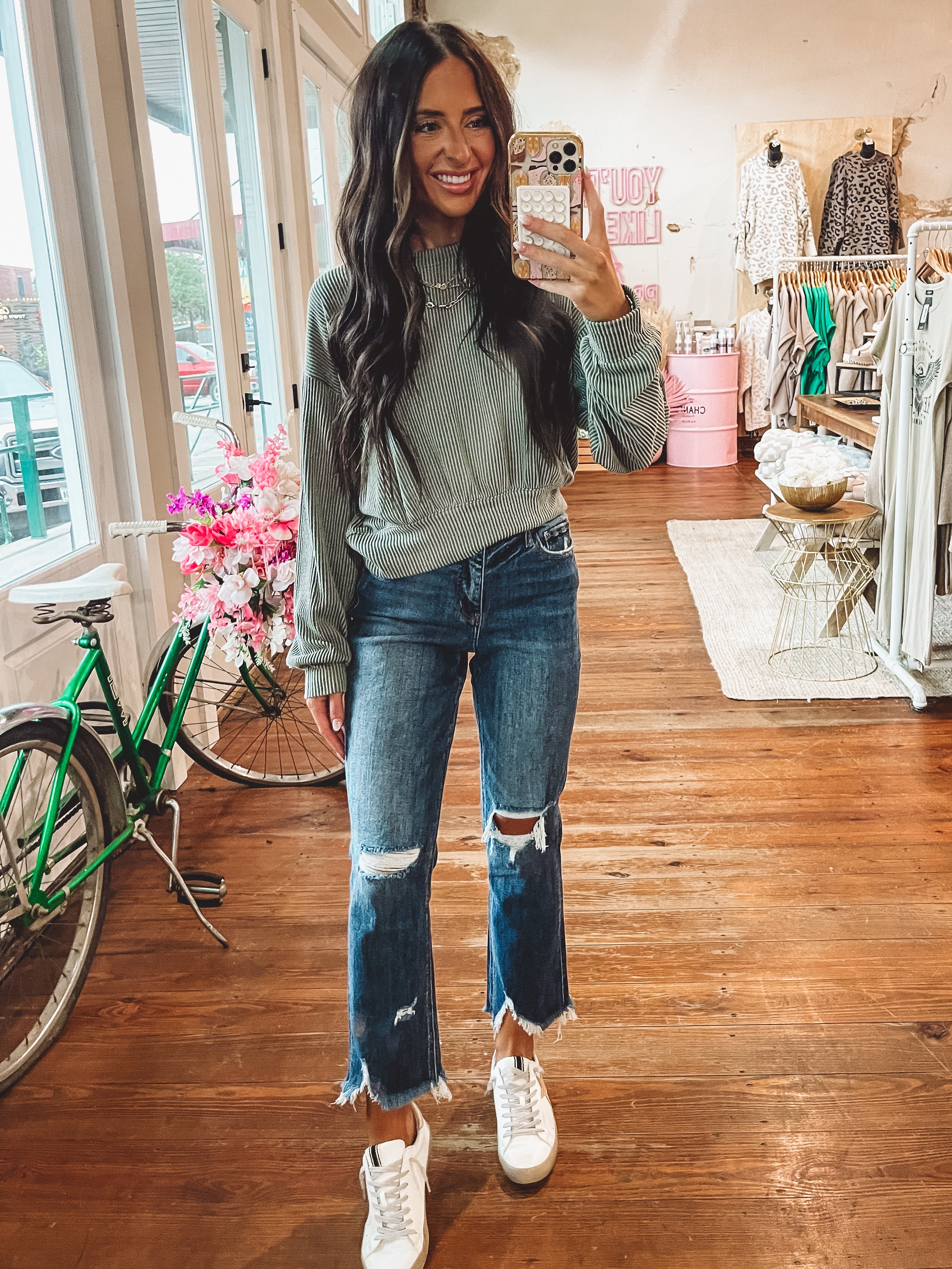 Freya Sweatshirt in Army