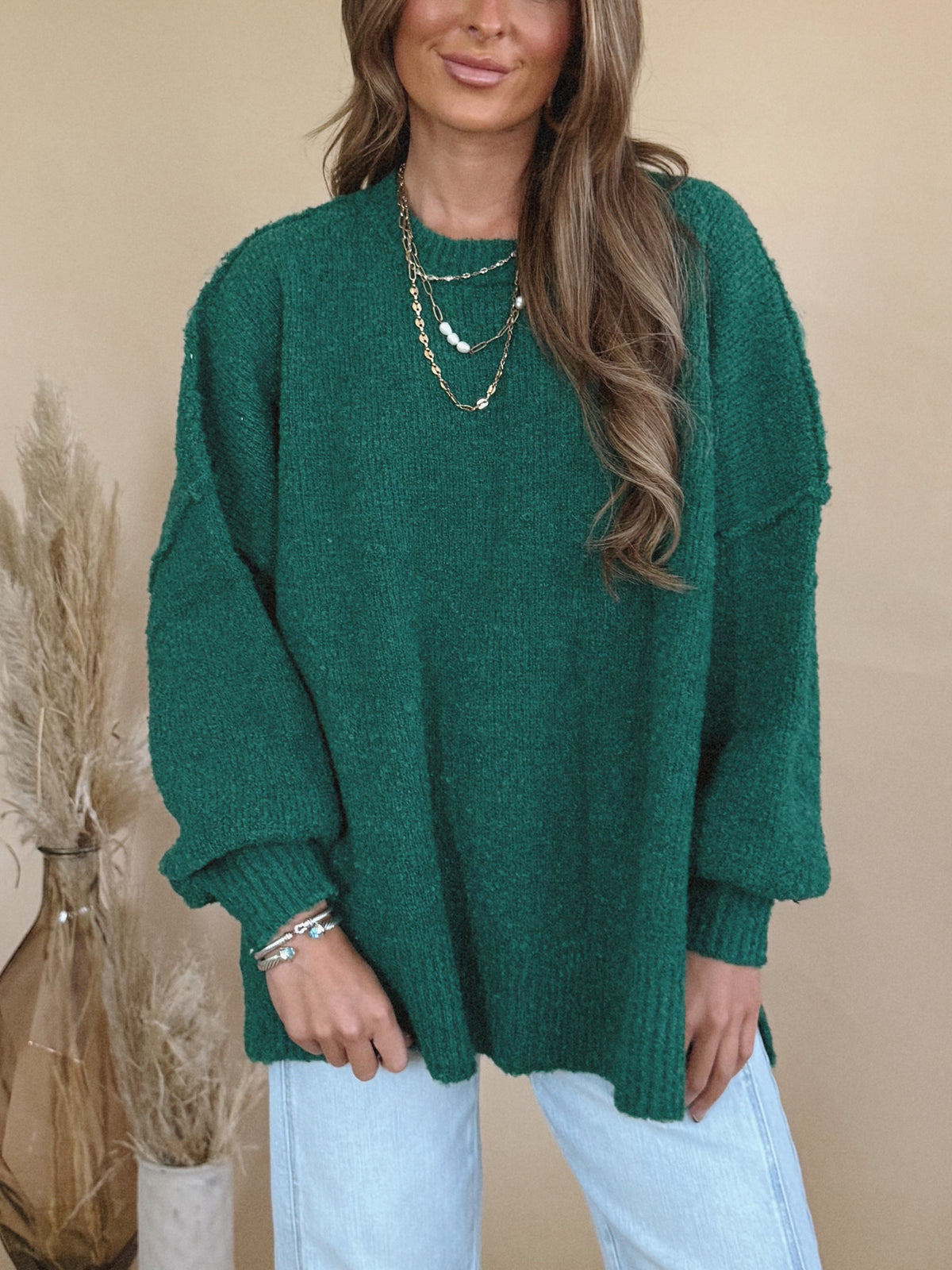 Maya Sweater in Forest