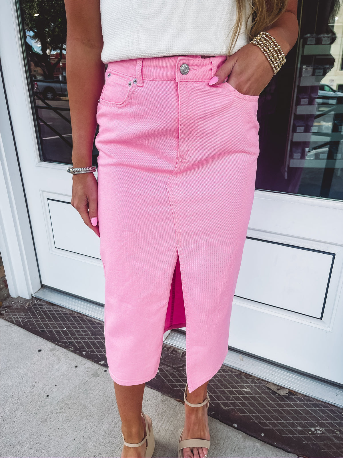 Brandey Skirt in Pink