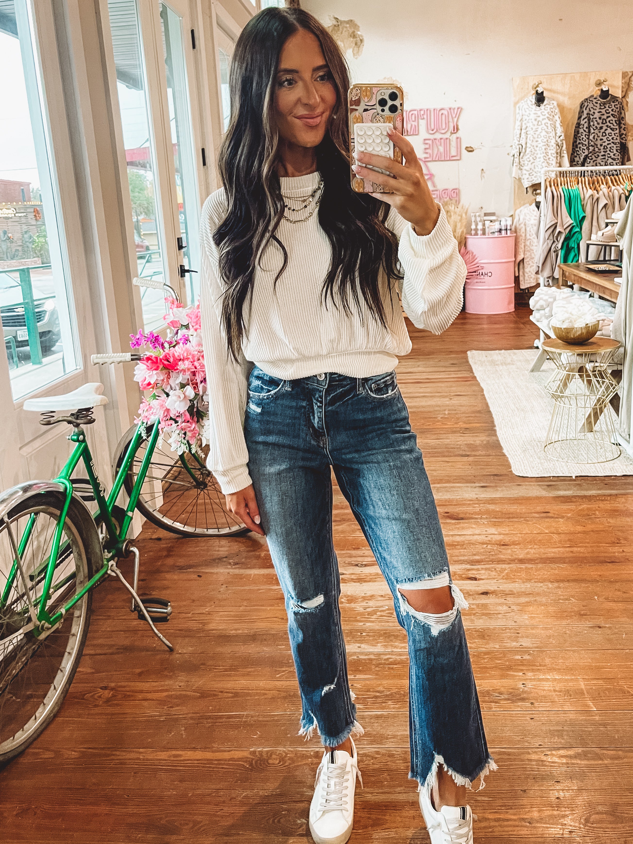 Freya Sweatshirt in Ivory