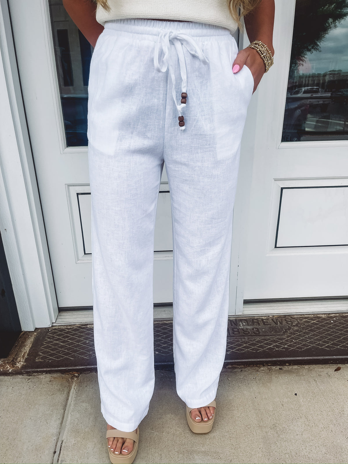 Kinidy Pants in White