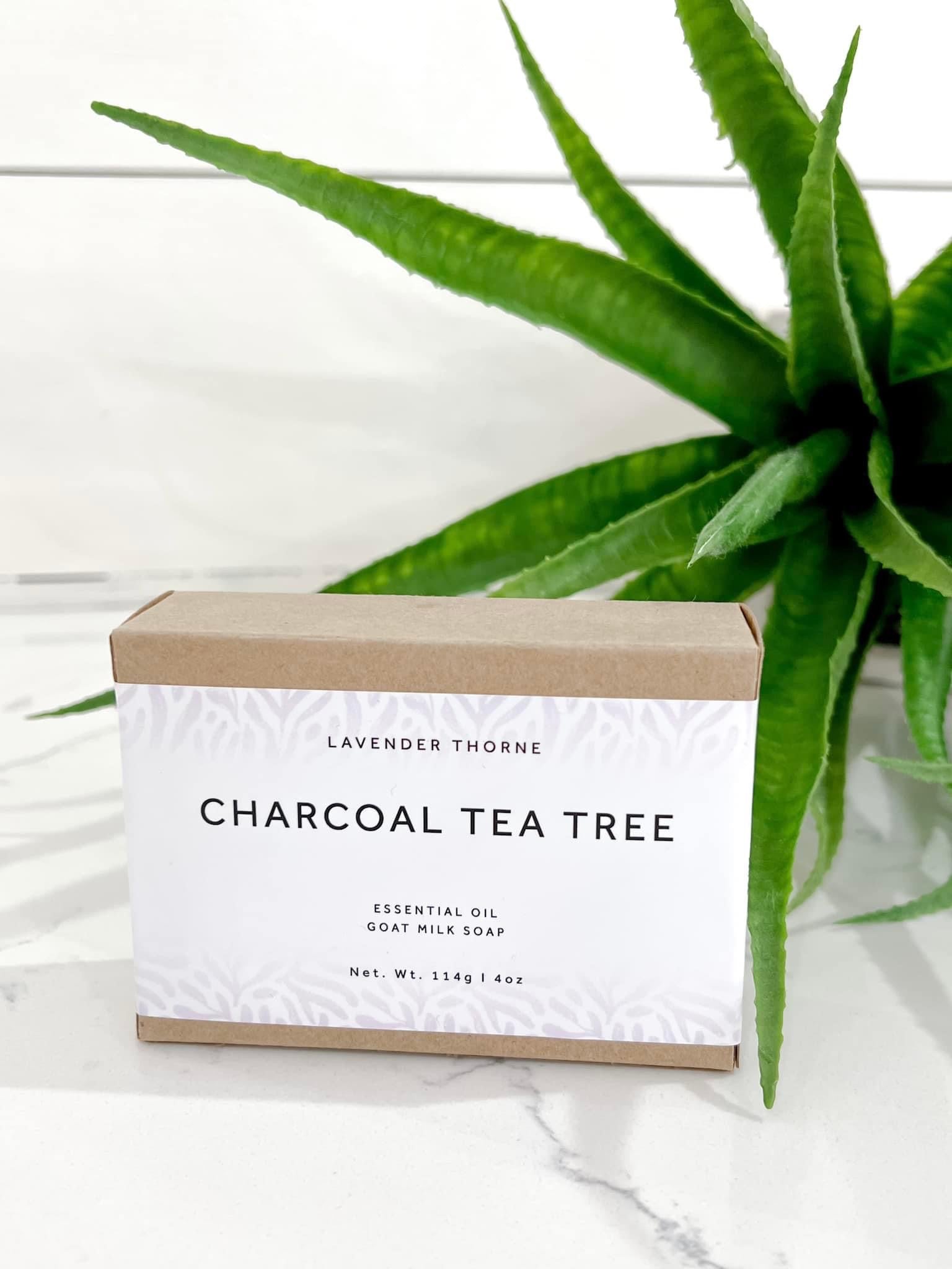 Charcoal Tea Tree Goat Milk Soap