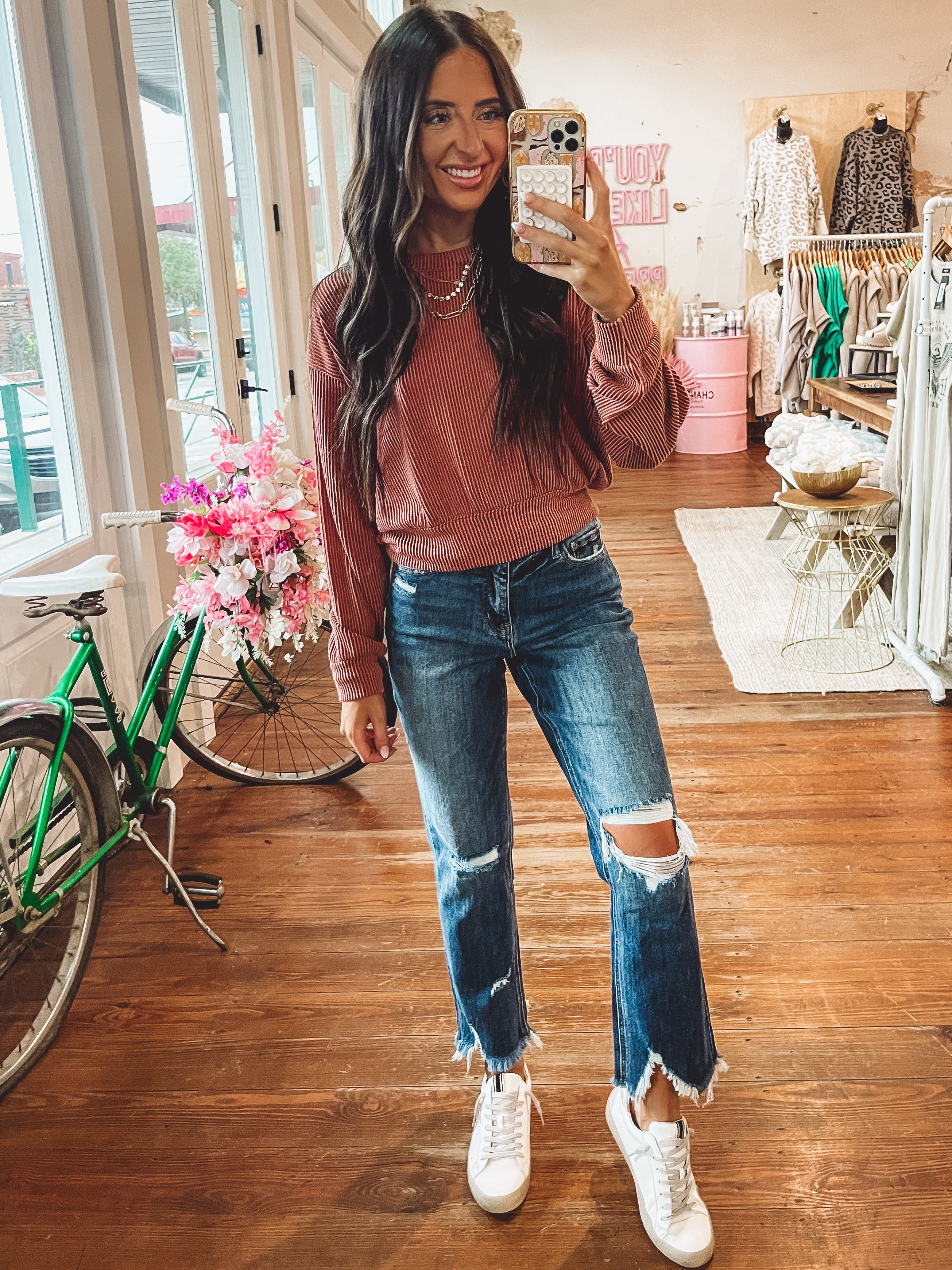 Freya Sweatshirt in Hazelnut