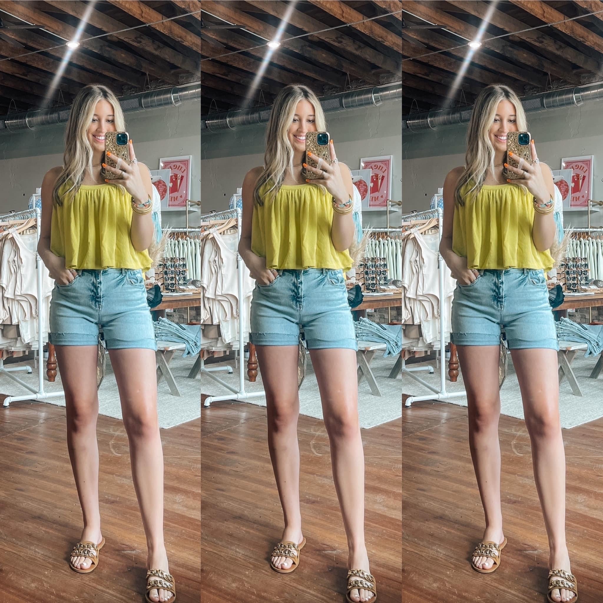 Melina Top in Lime