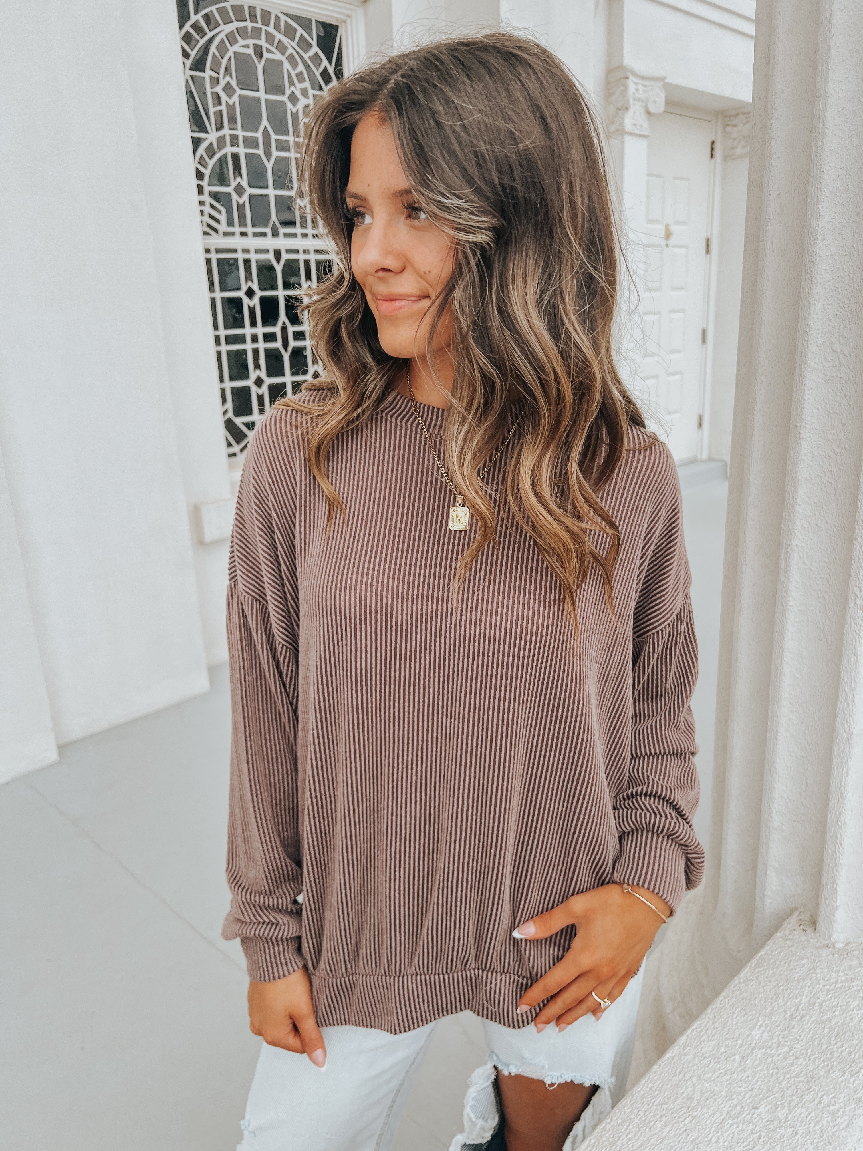 Gabi Top in Mocha