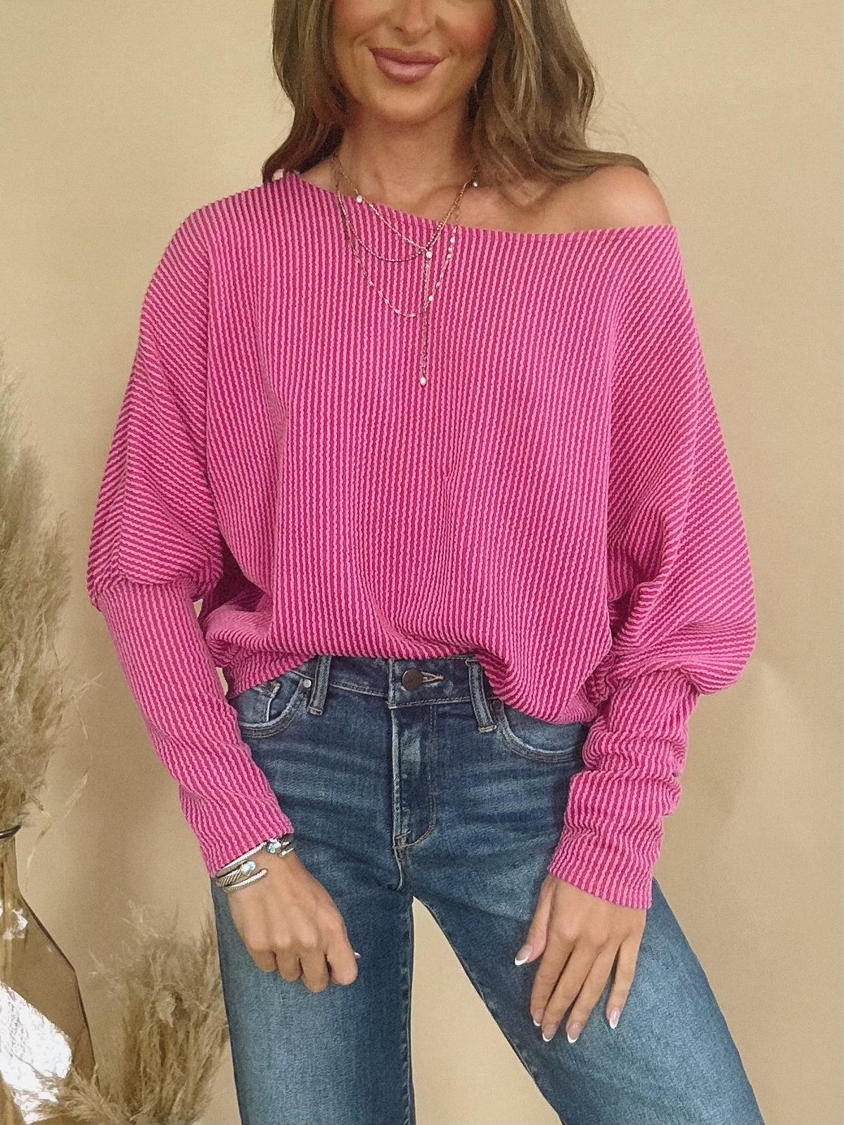 Molly Top in Fuschia