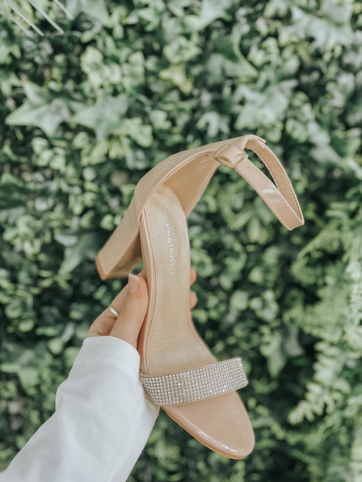 Rise Heel in Nude