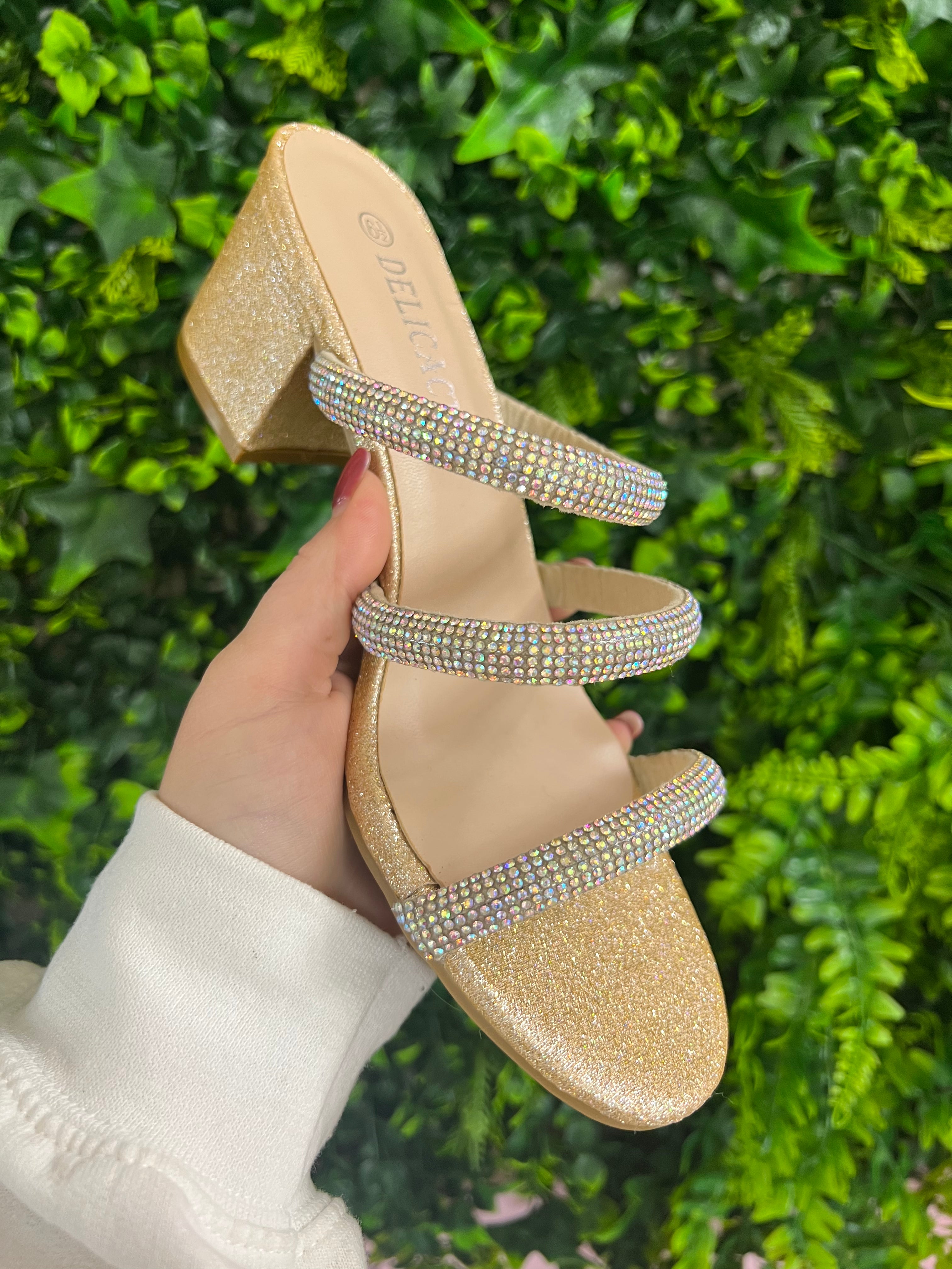 Nataly Heel in Champagne