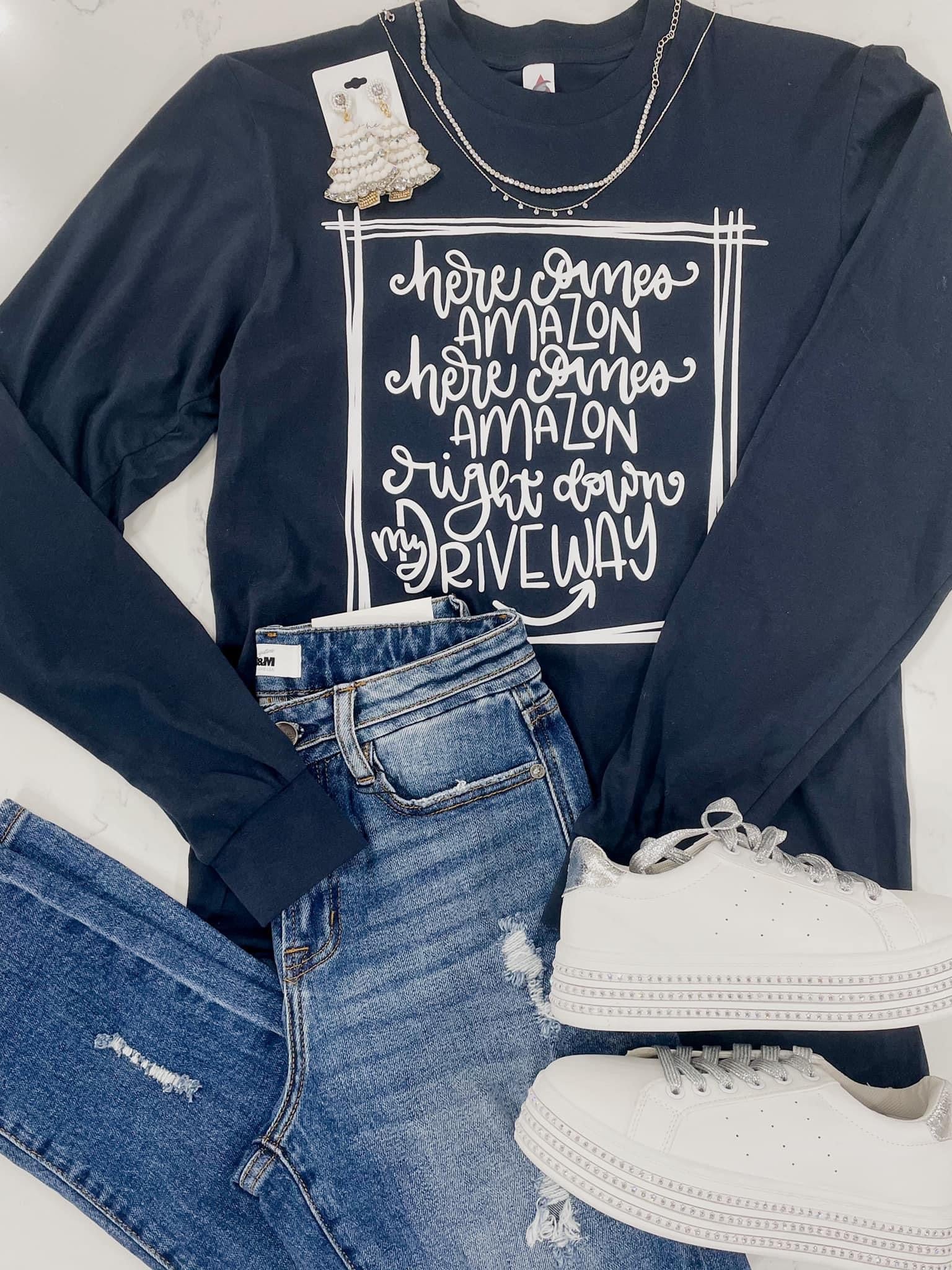 Here Comes Amazon Long-Sleeve Tee