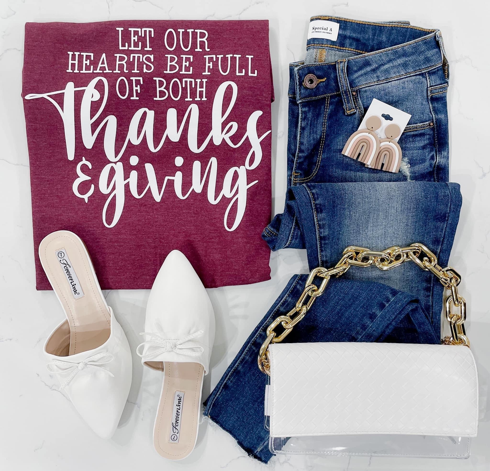 Heart Full Of Thanks & Giving Tee