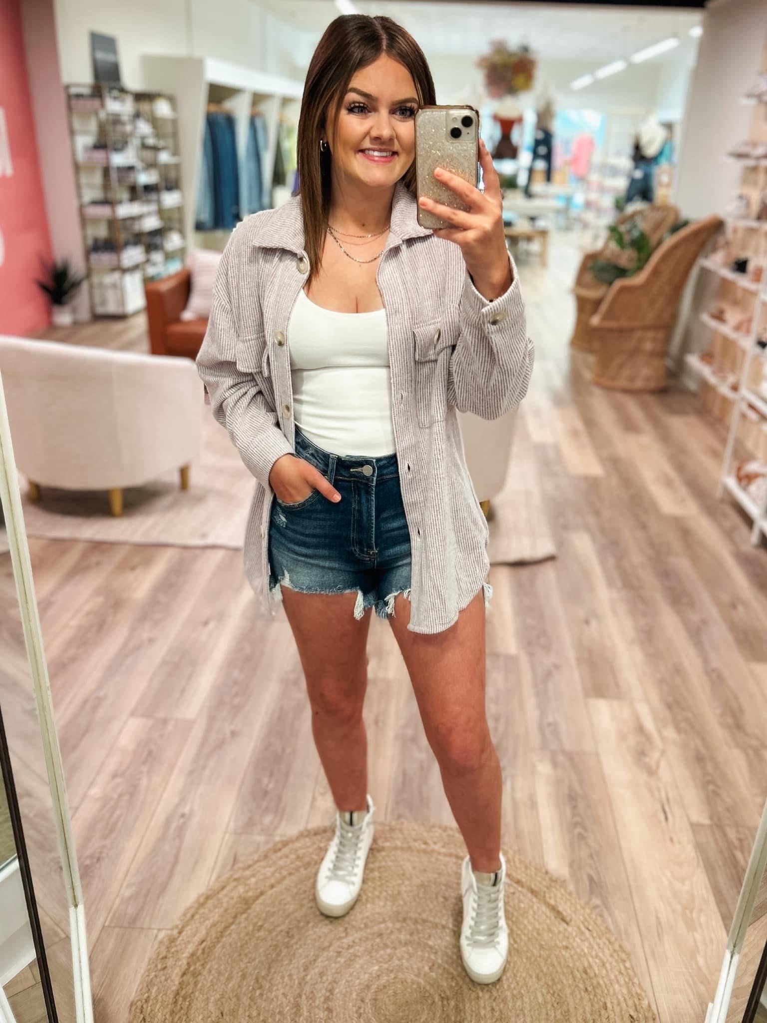 Cassidi Shacket in Lavender