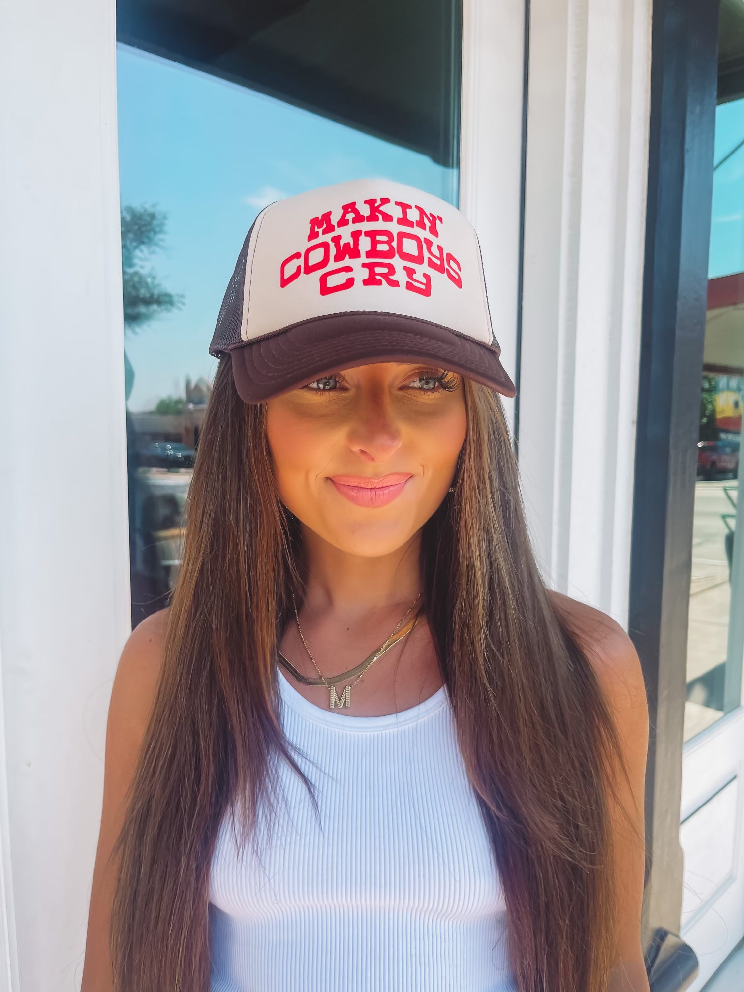 Makin' Cowboys Cry Trucker Hat