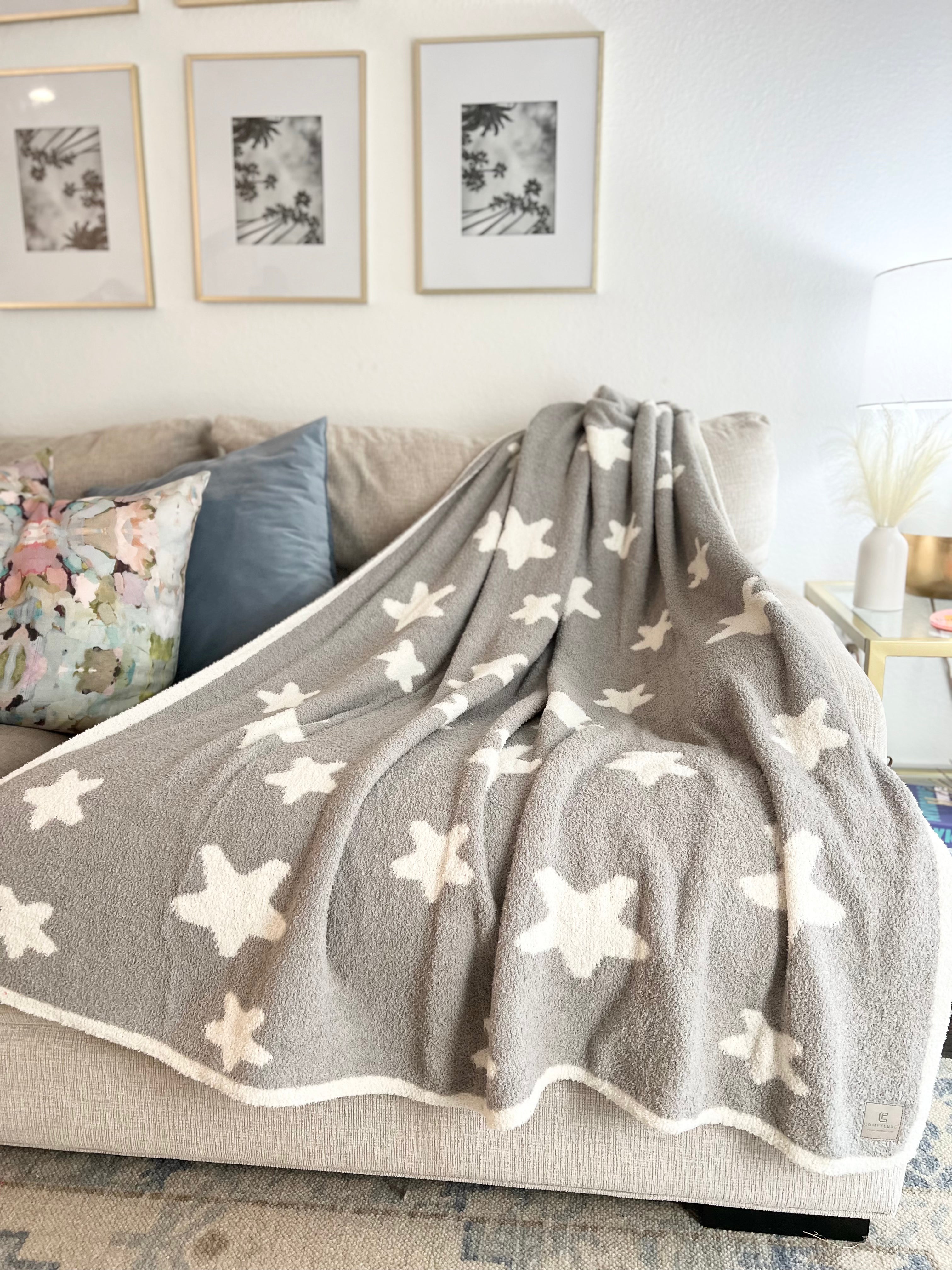 Star Blanket in Gray