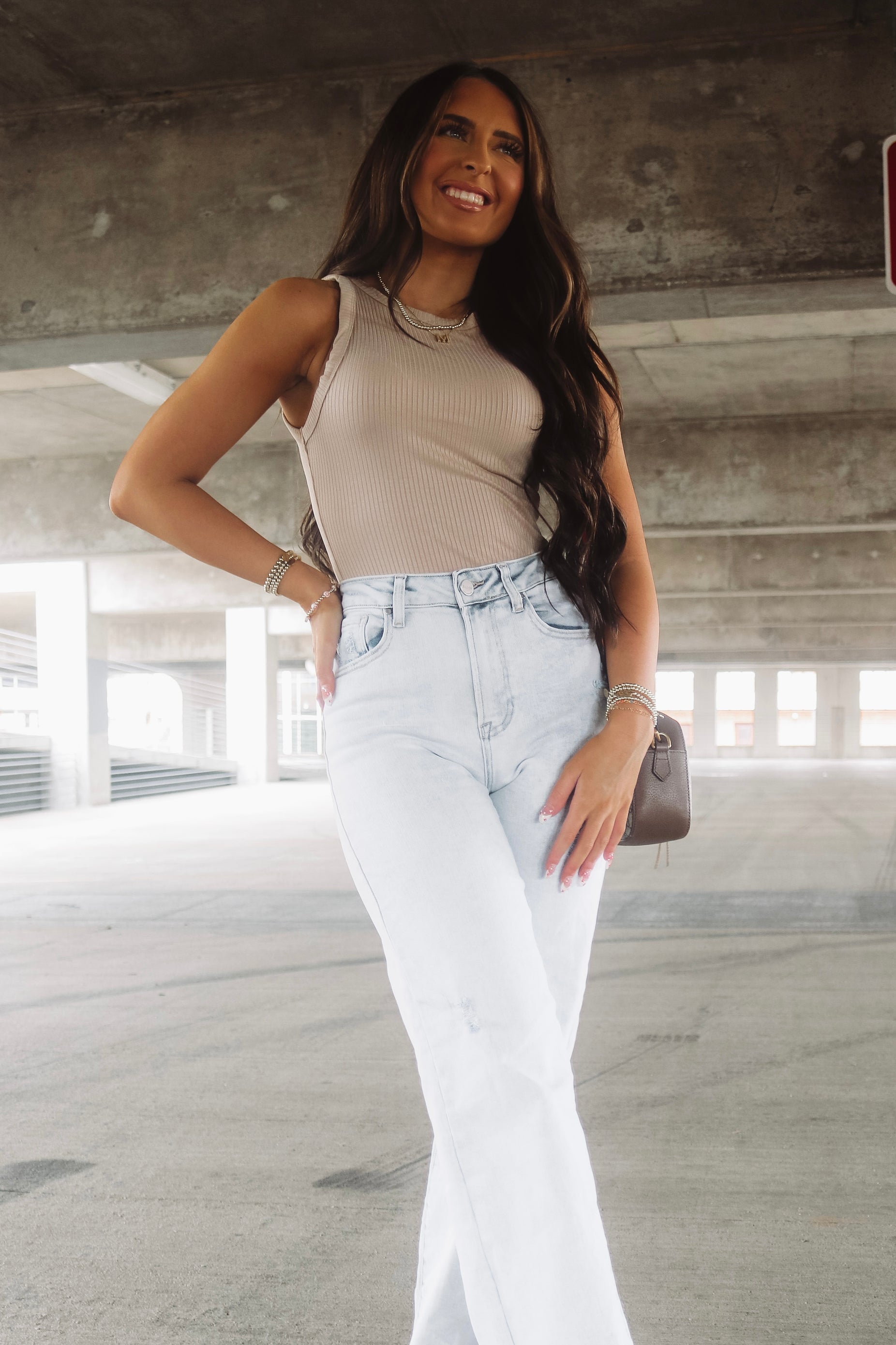 Novalie Tank in Mocha