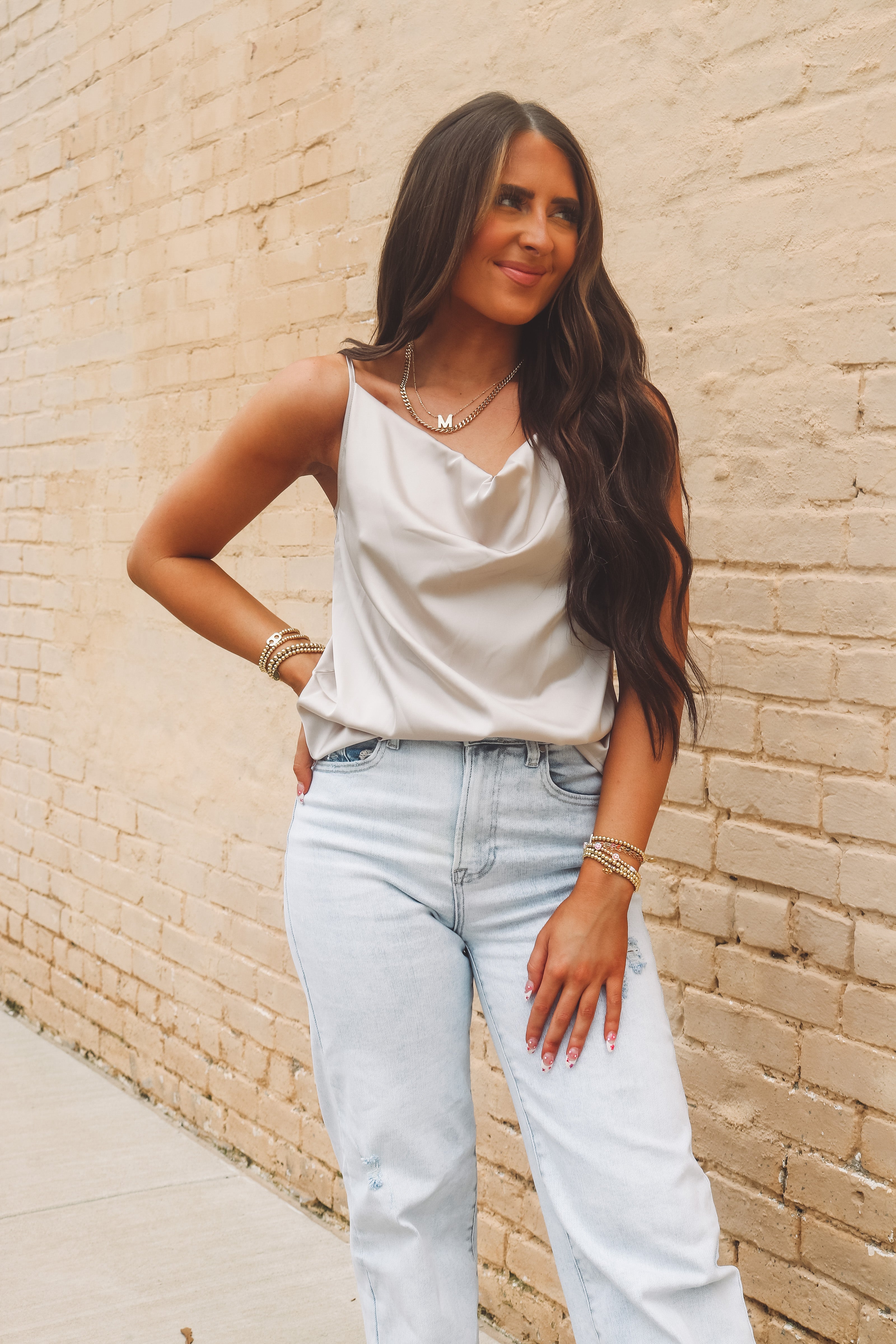 Mayci Top Sand Beige