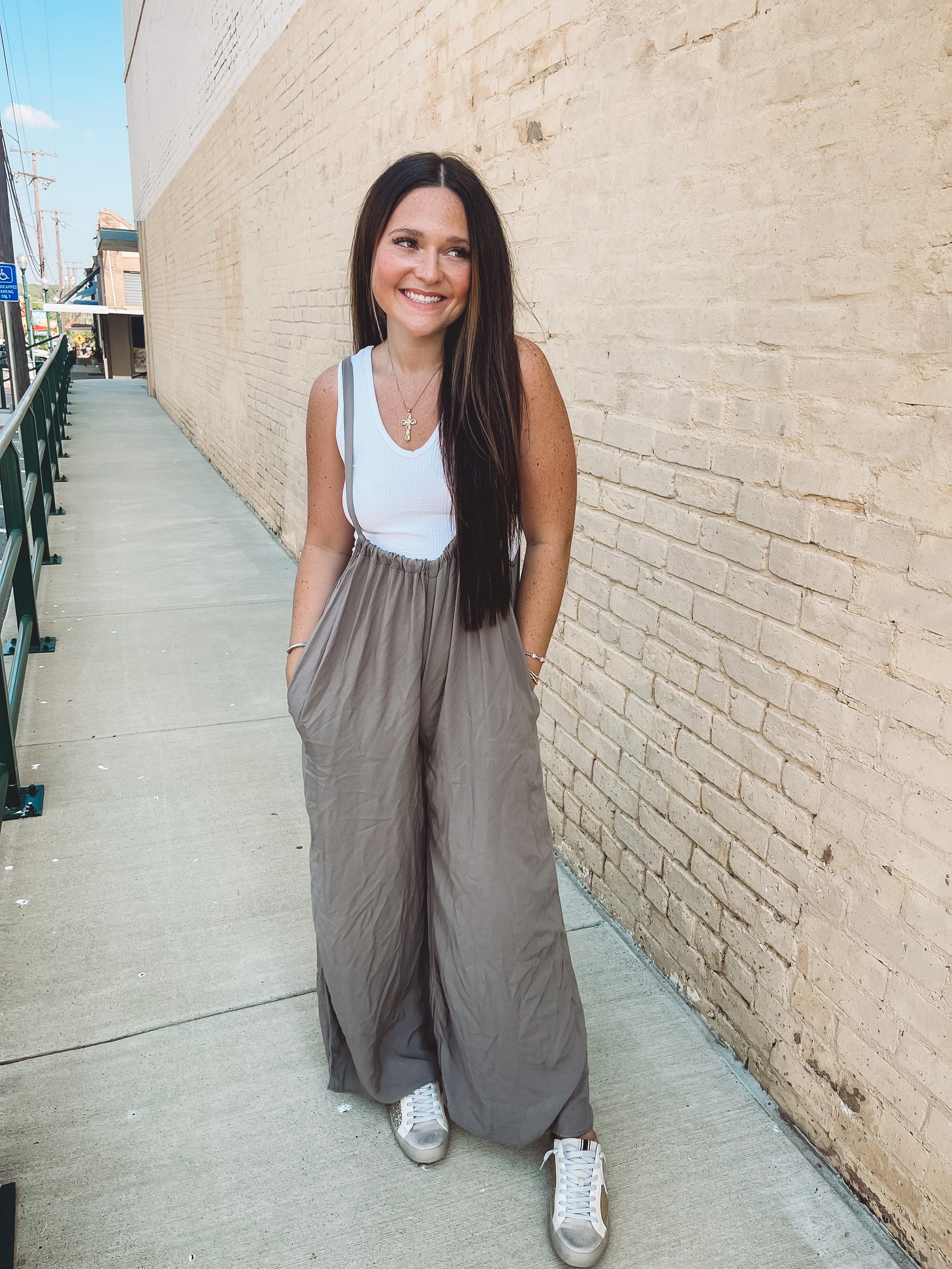 Mannie Overalls in Vintage Olive