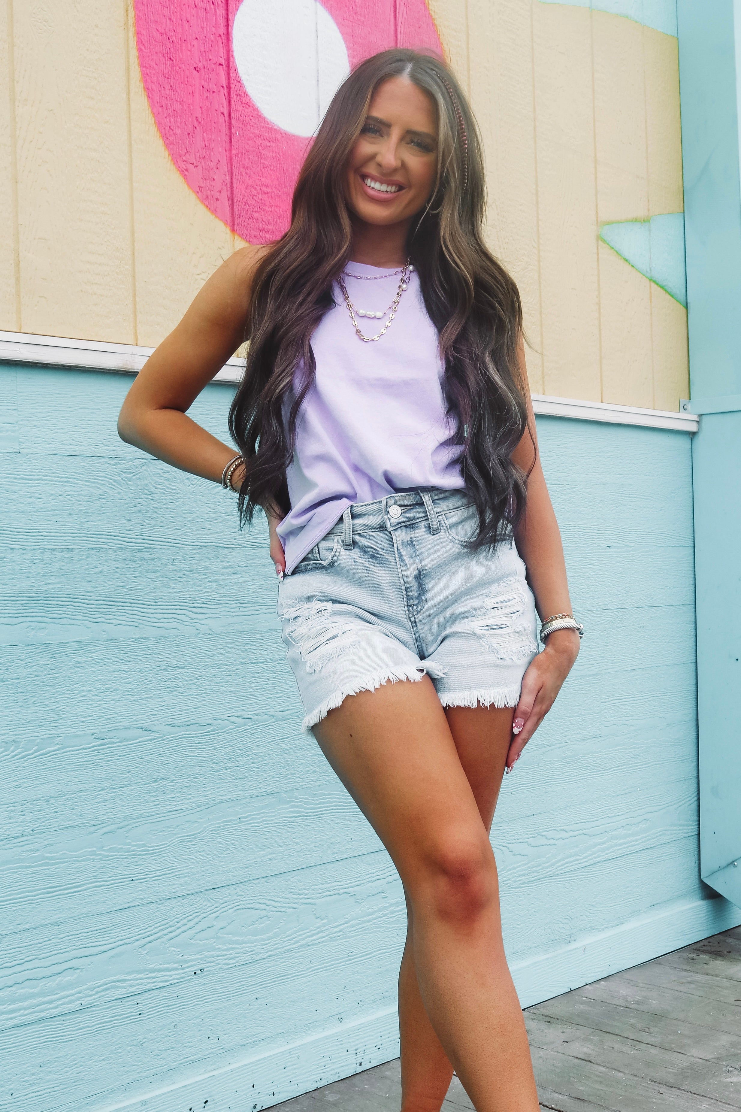 Maeley Top in Lavender