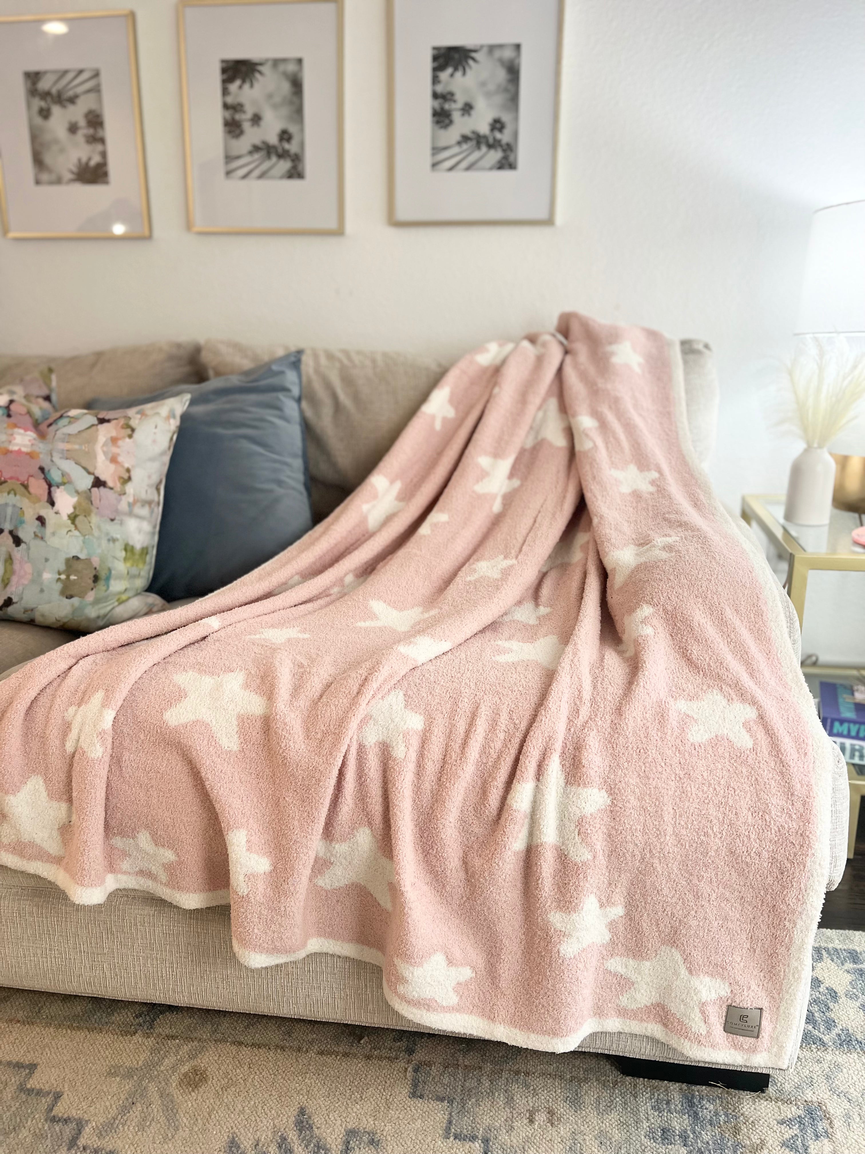 Star Blanket in Pink