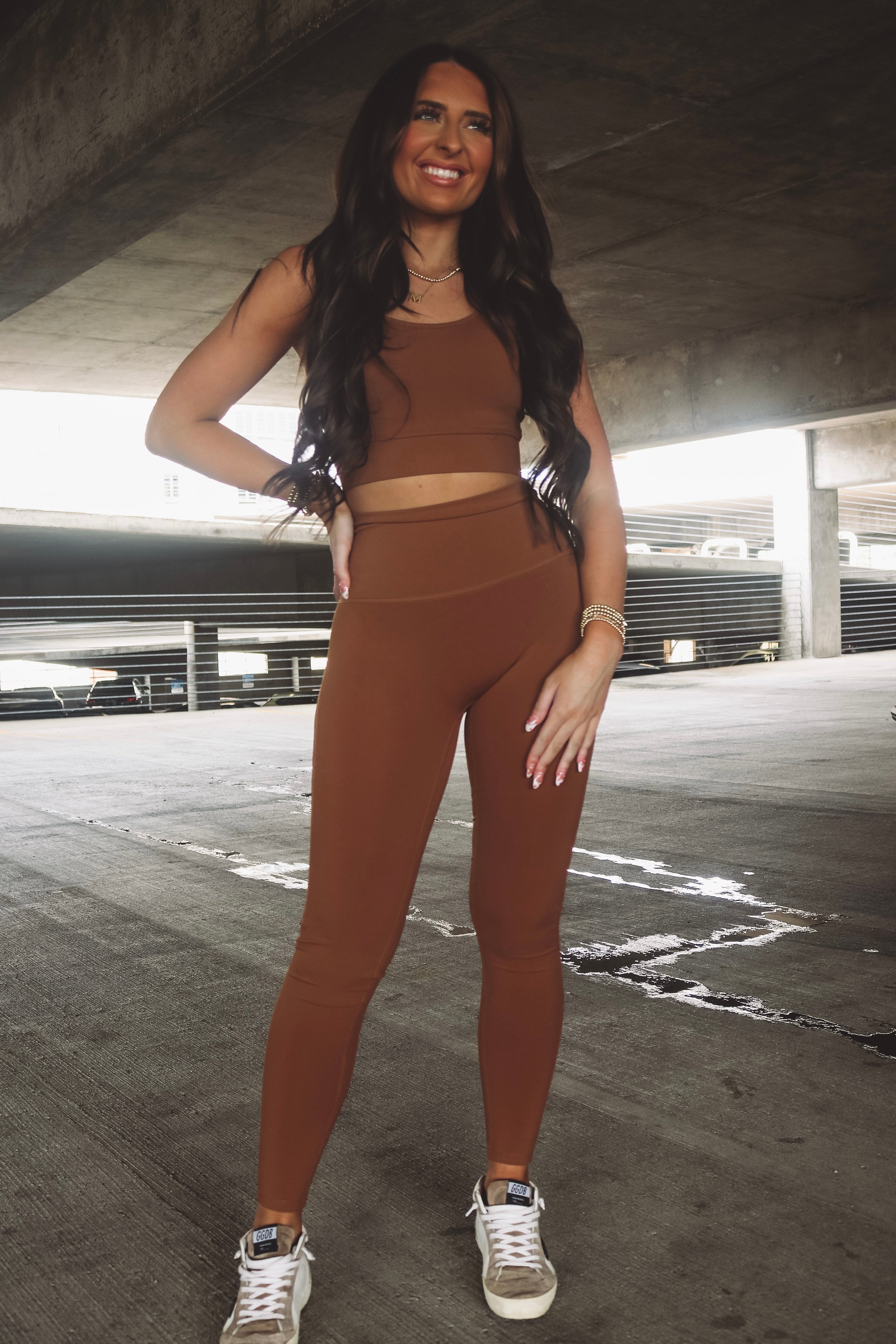 Kaity Two Piece Set in Camel