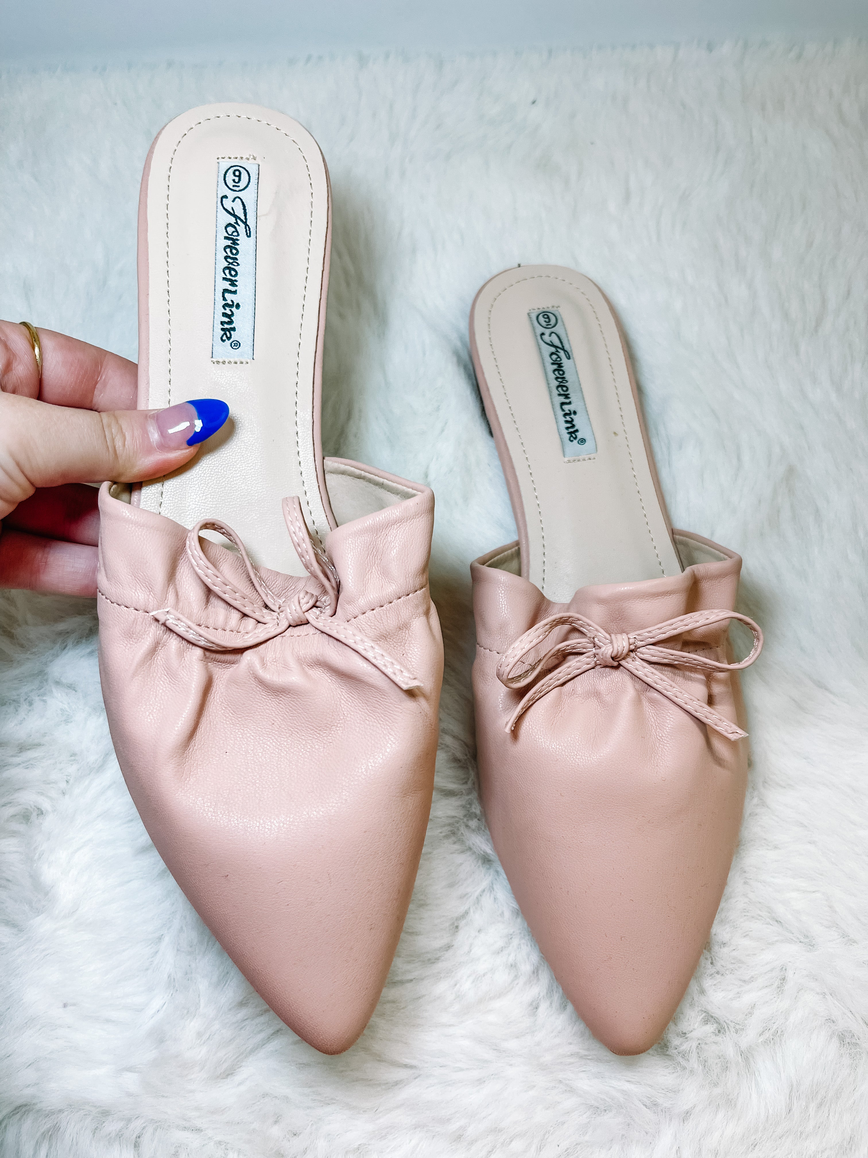 Mary Mules in Pink