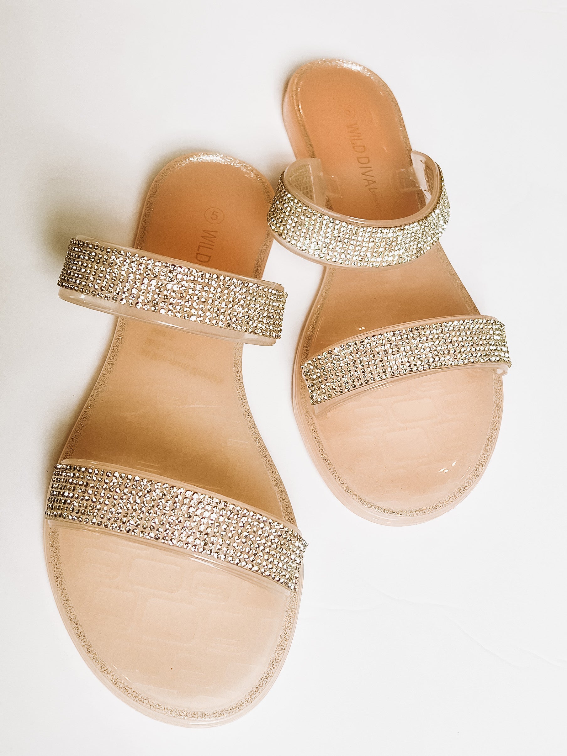 Joannie Sandals in Nude