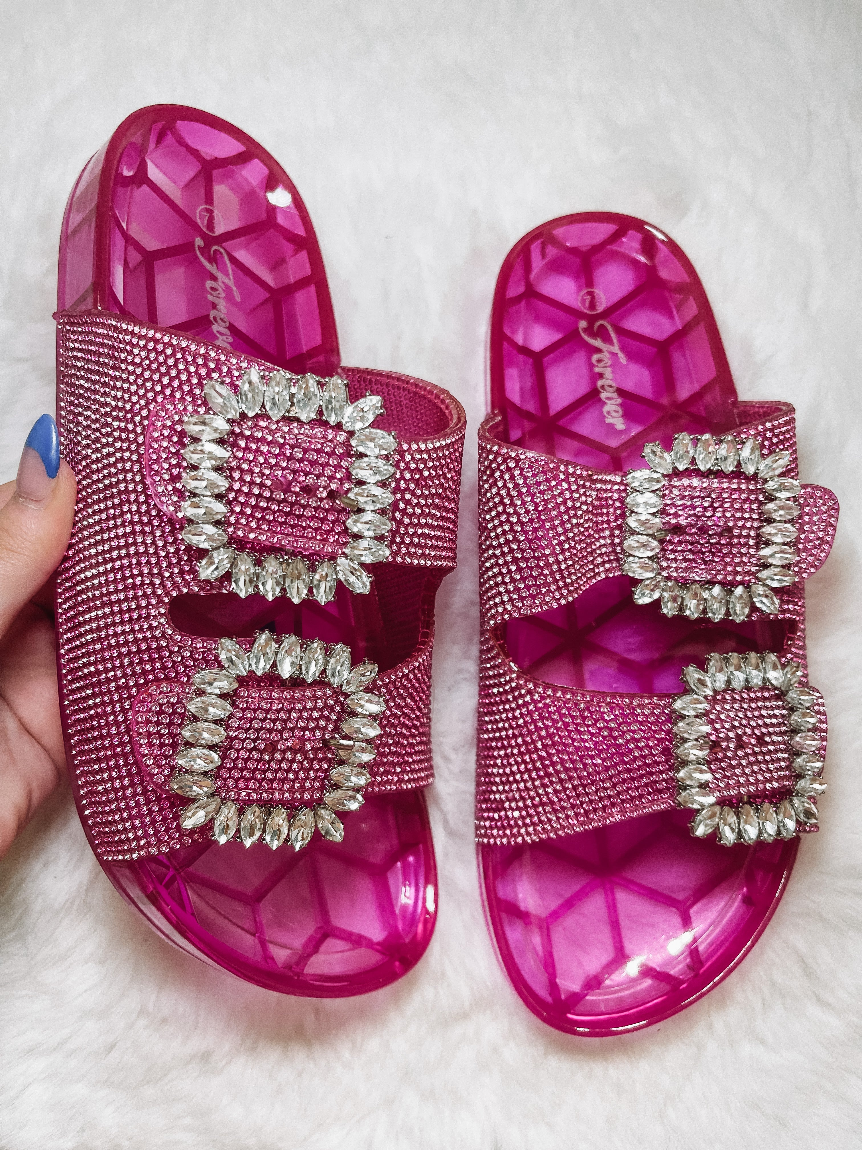 Candi Slides in Fuchsia