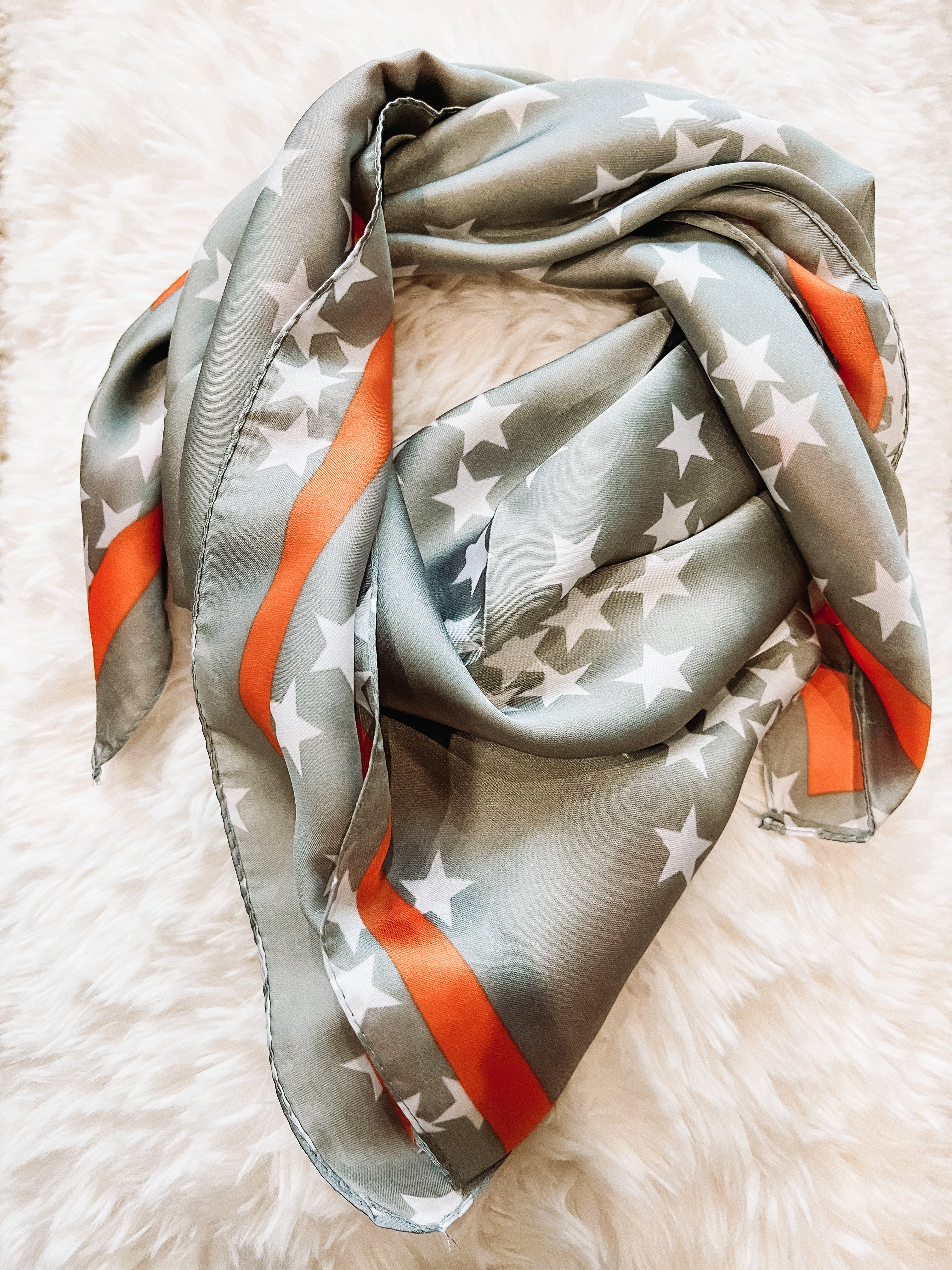 Grey Star Scarf