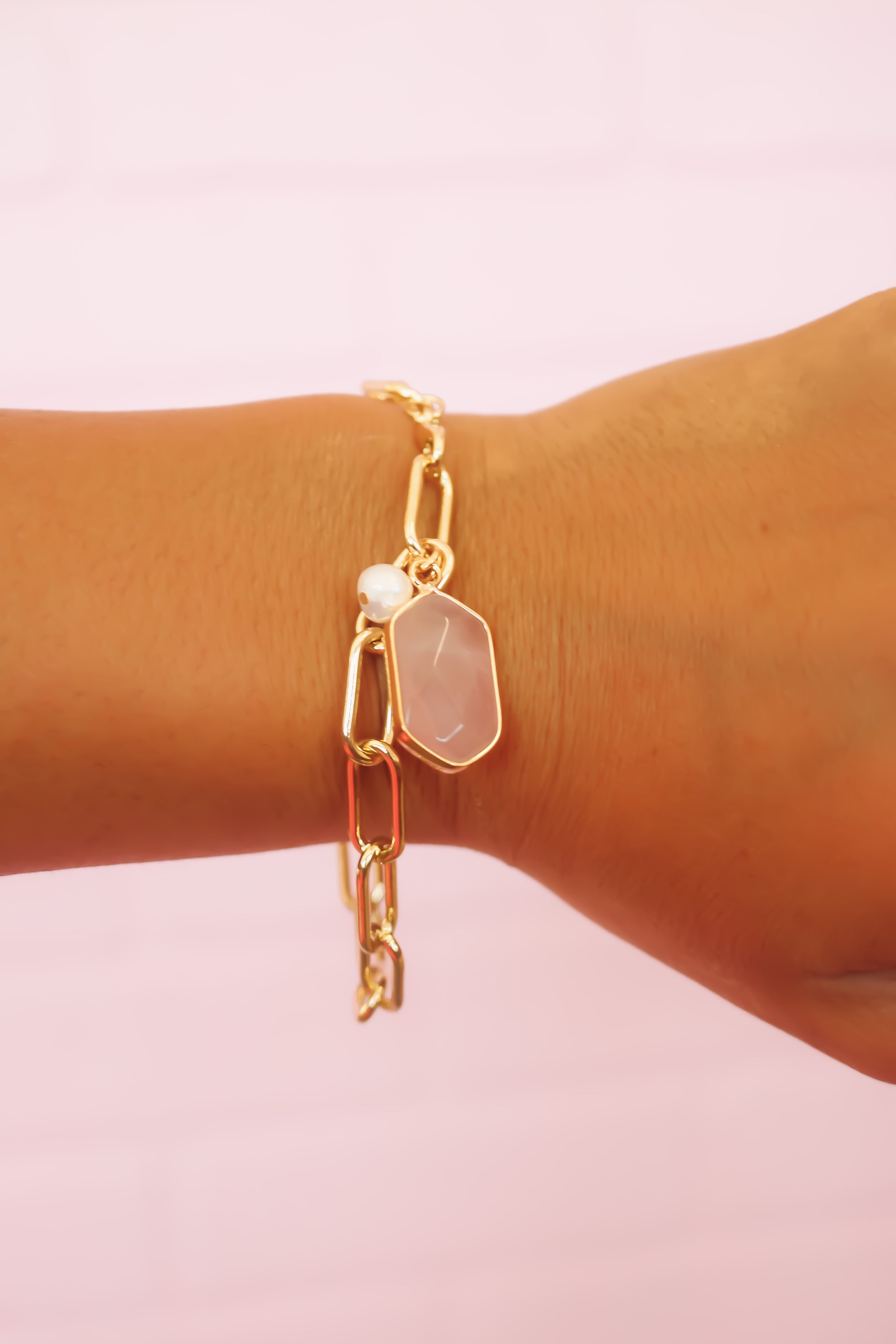 Zoey Bracelet in Pink