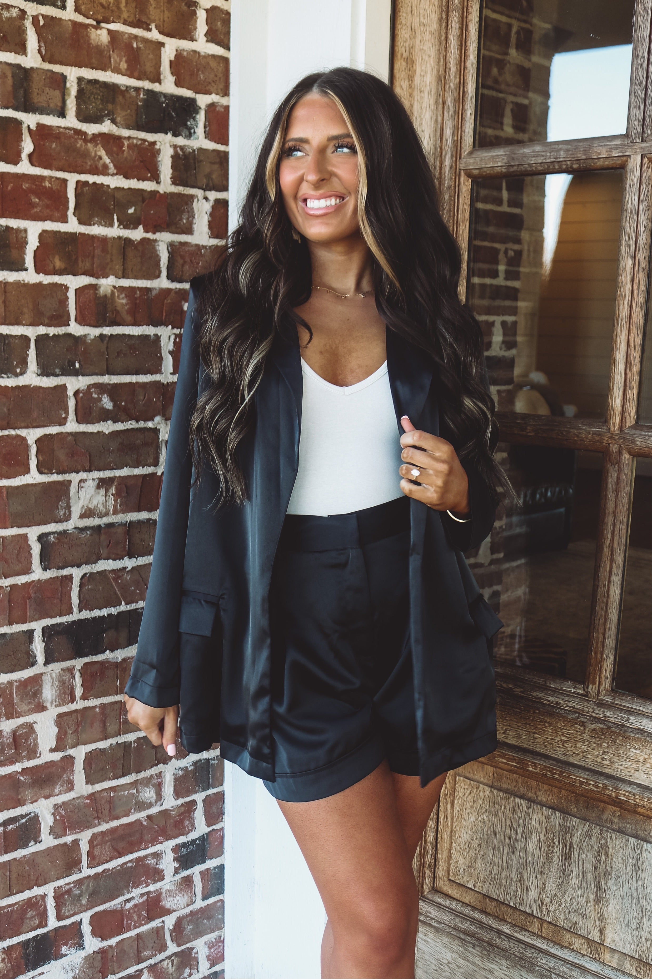 Chandra Blazer in Black