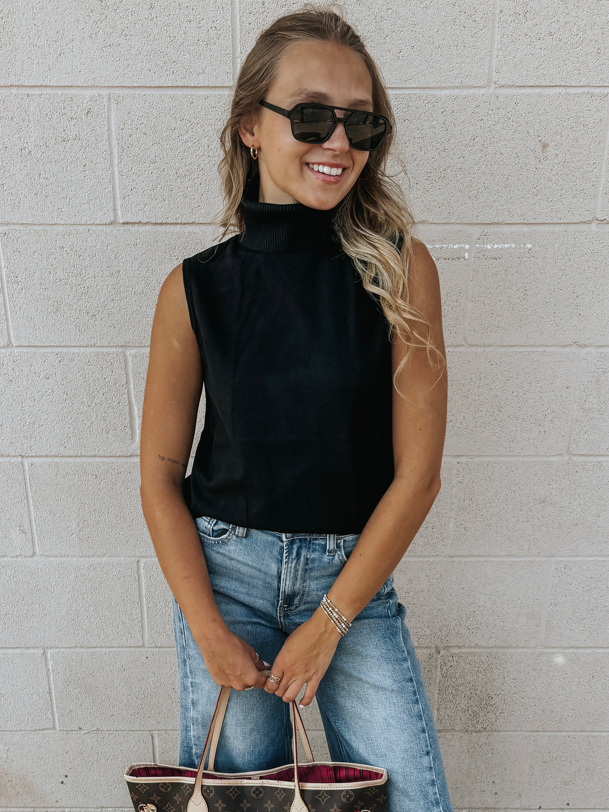 The Teena Top in Black