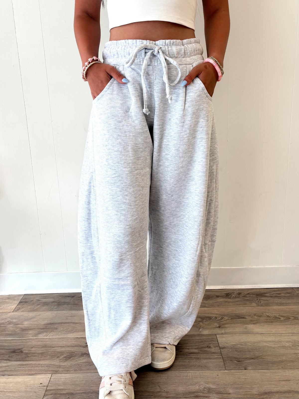The Benji Pants in Heather Grey