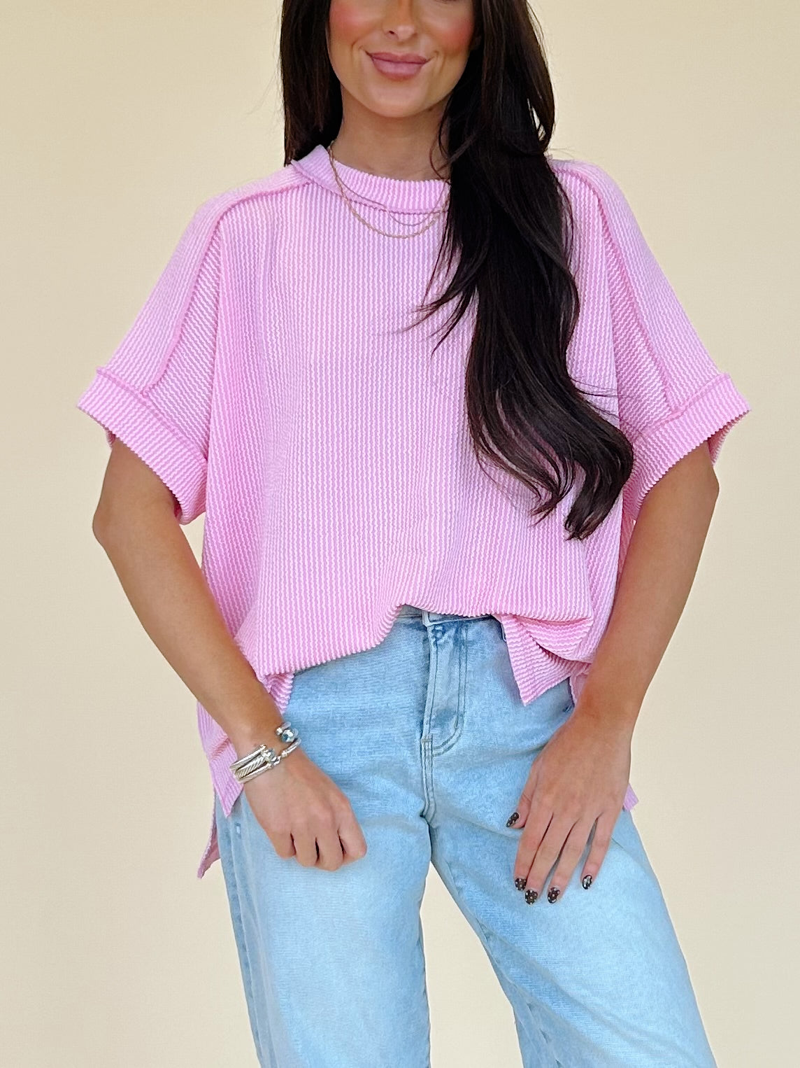 Sara Top in Pink
