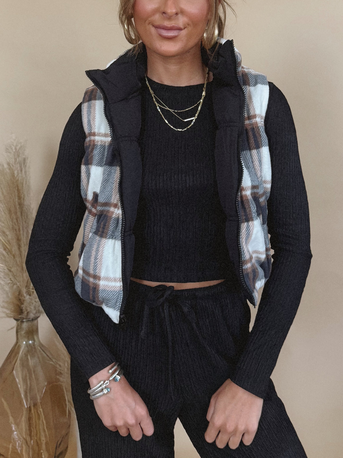 Velma Vest in Black