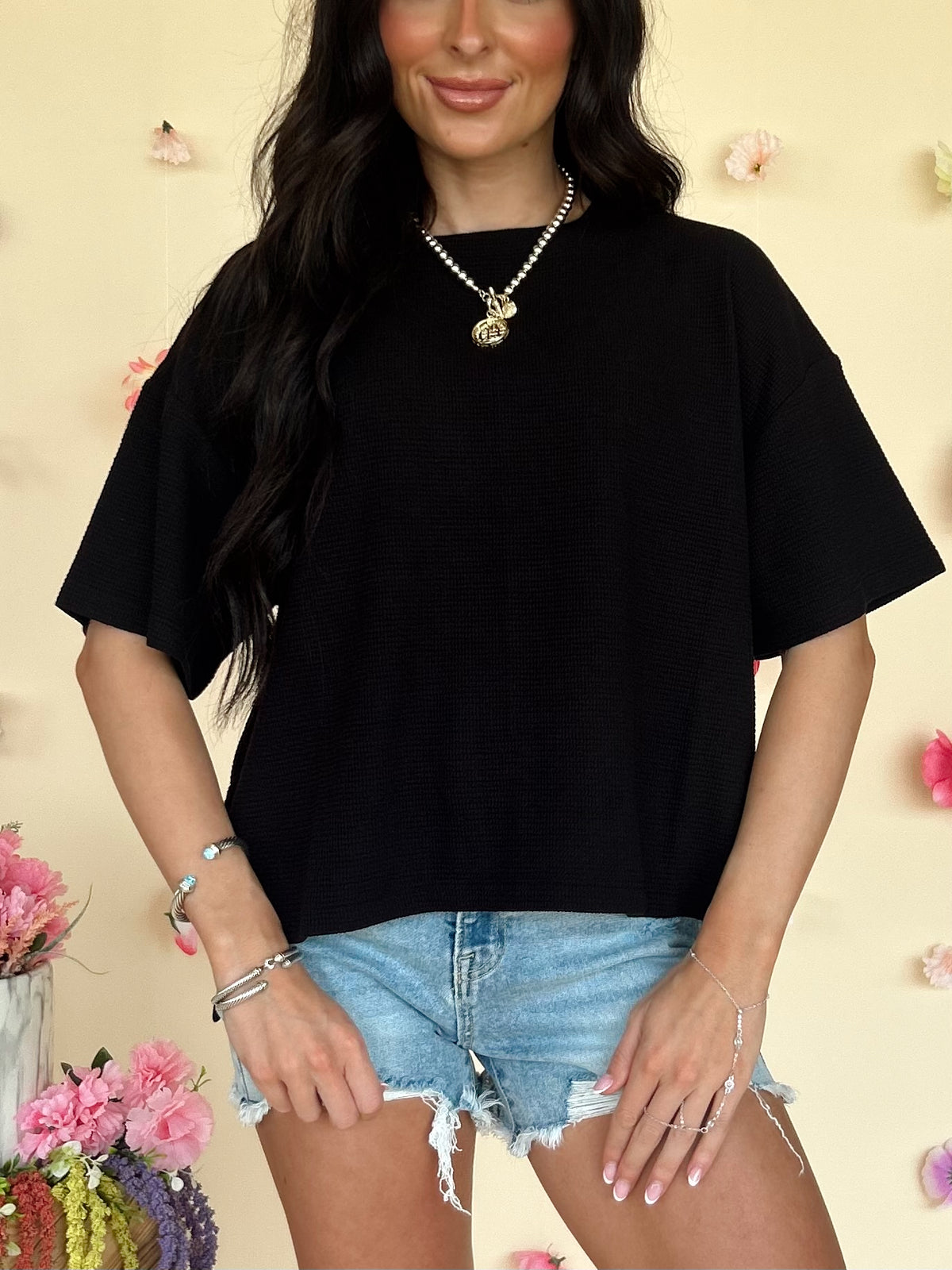Shannon Top in Black