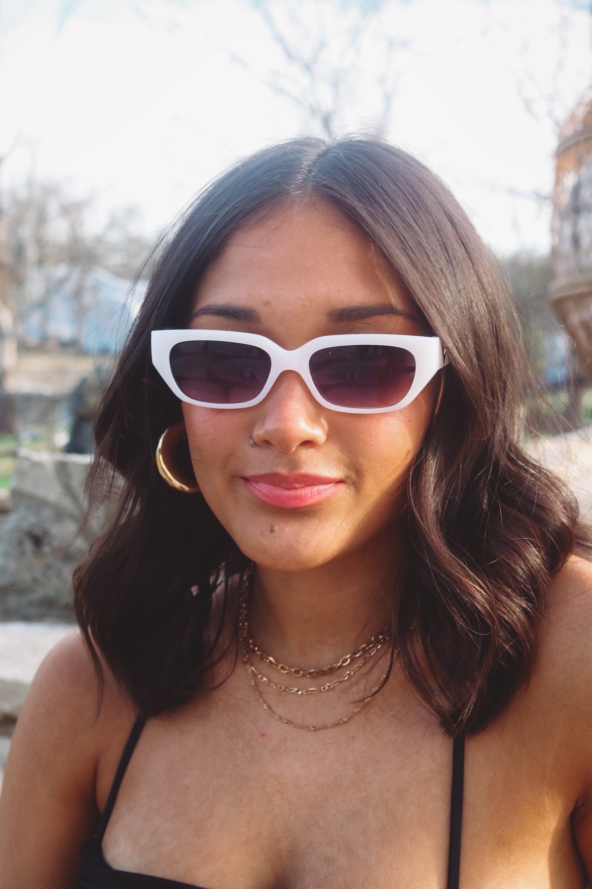 Posh Sunglasses in White