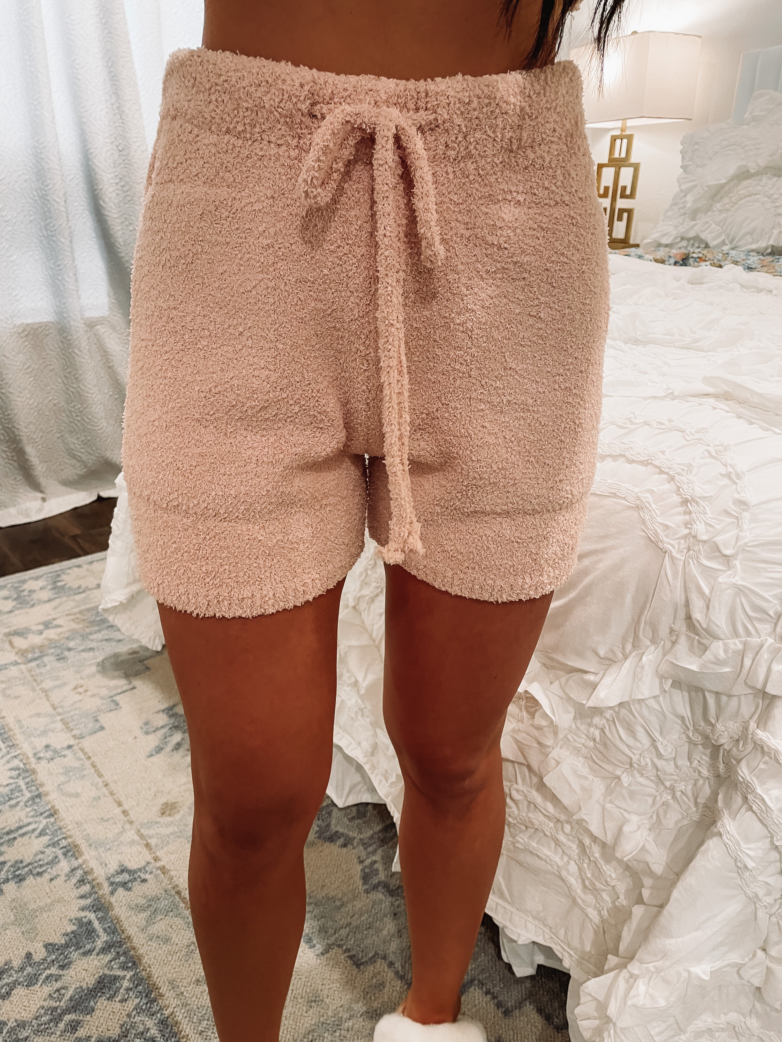 Solid Lounge Short in Pink