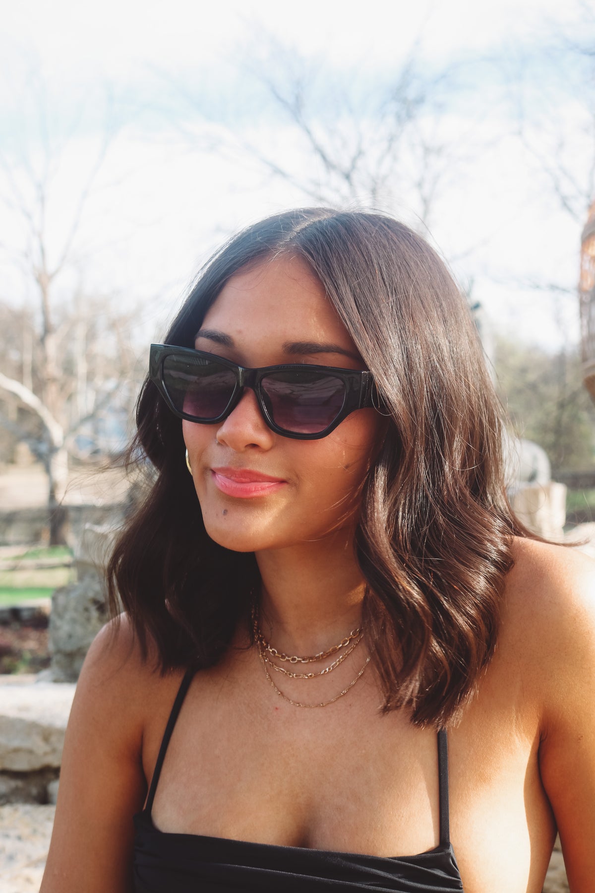Michele Sunglasses in Black