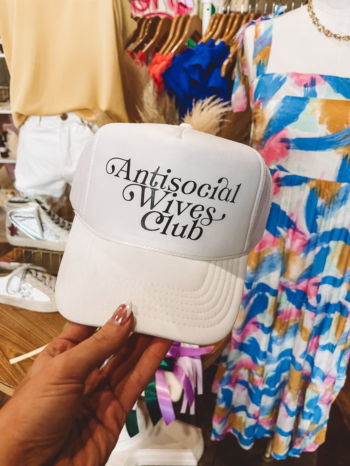 Antisocial Wives Club Trucker Hat