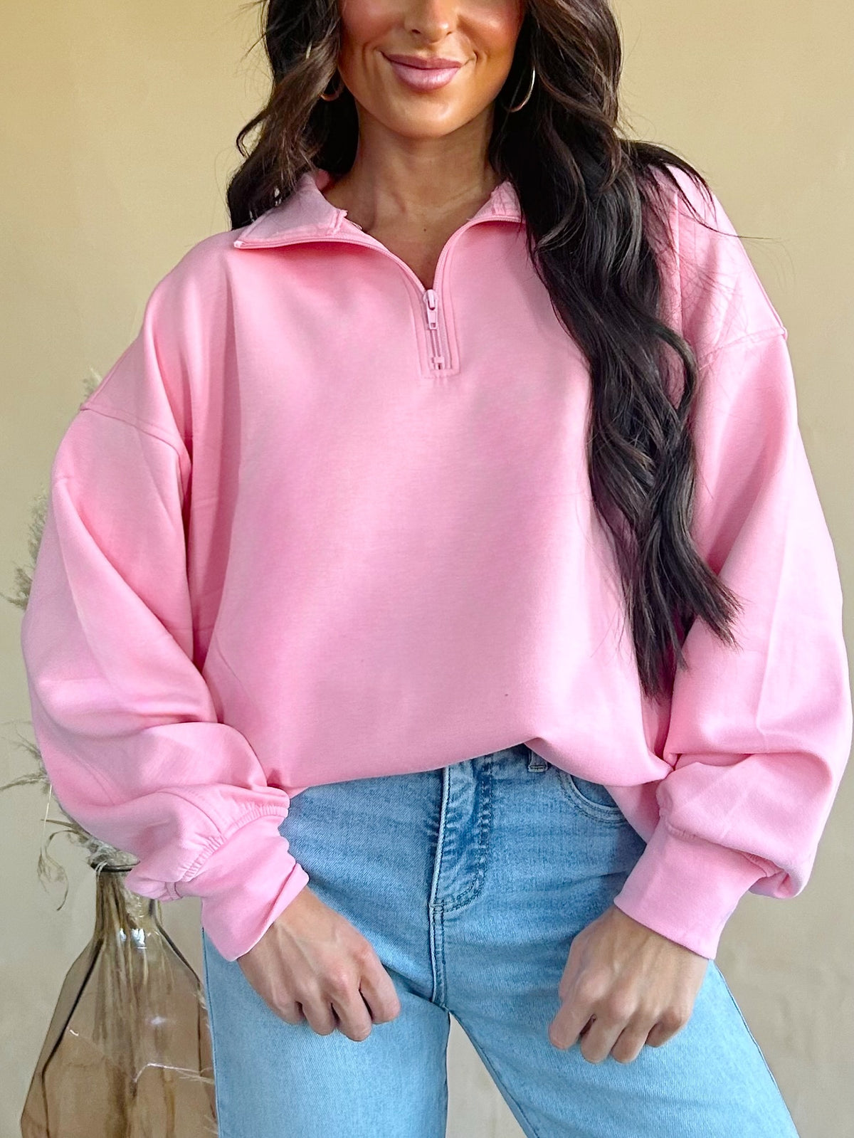 Amber Pullover in Pink