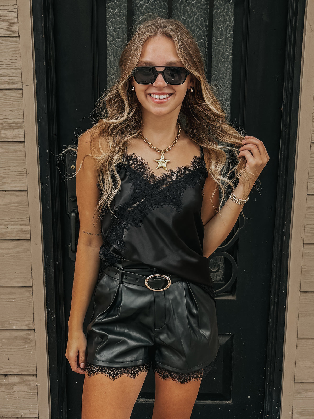 The Monique Top in Black