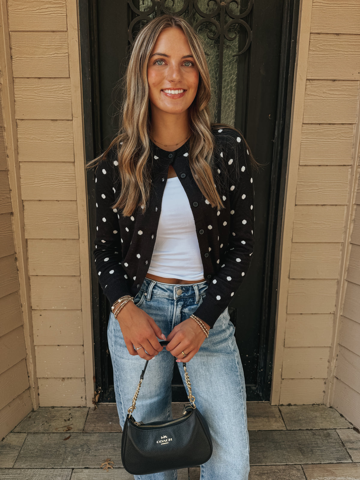 The Tobie Cardigan in Black