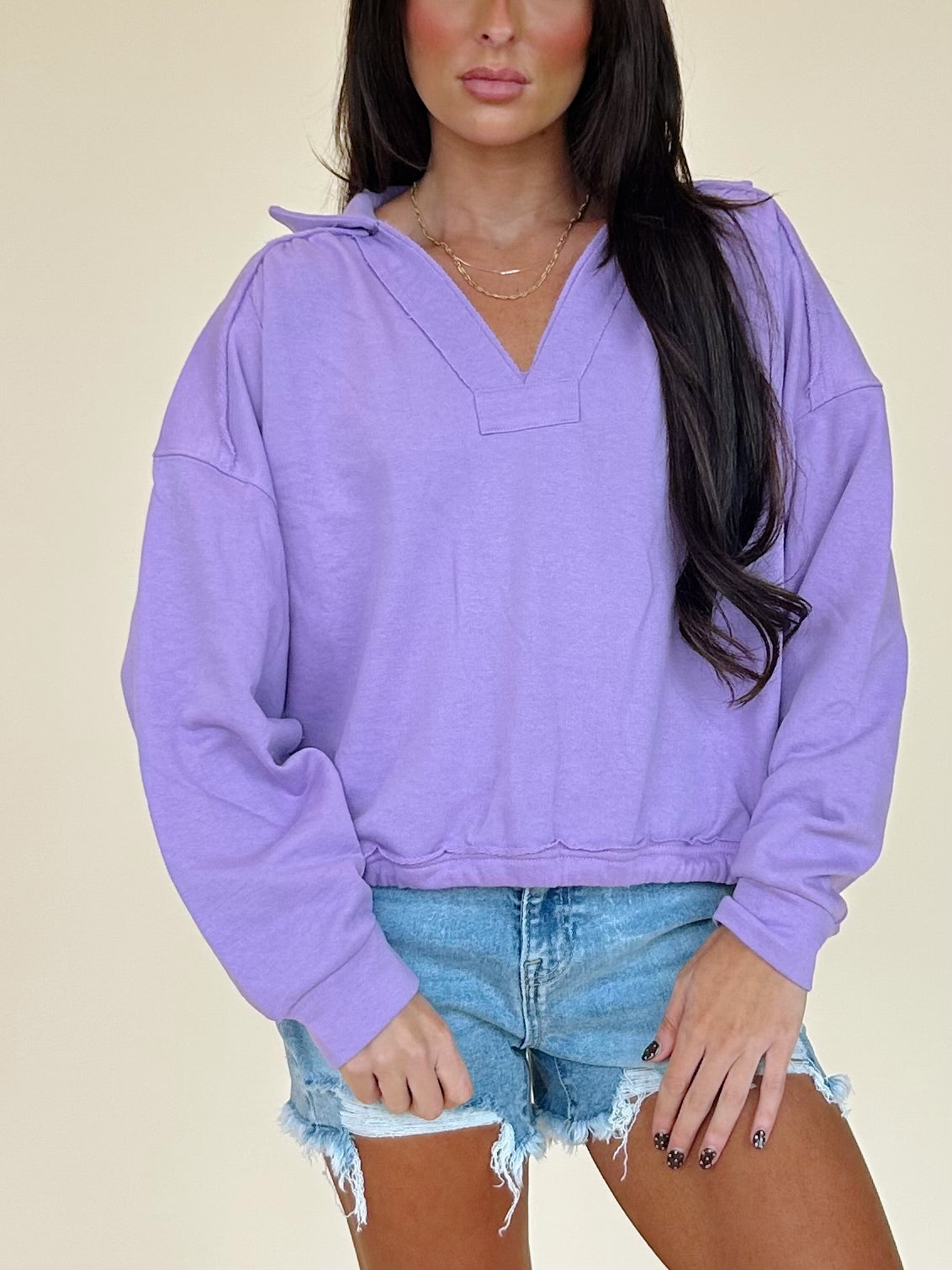 Kimia Pullover in Lavender