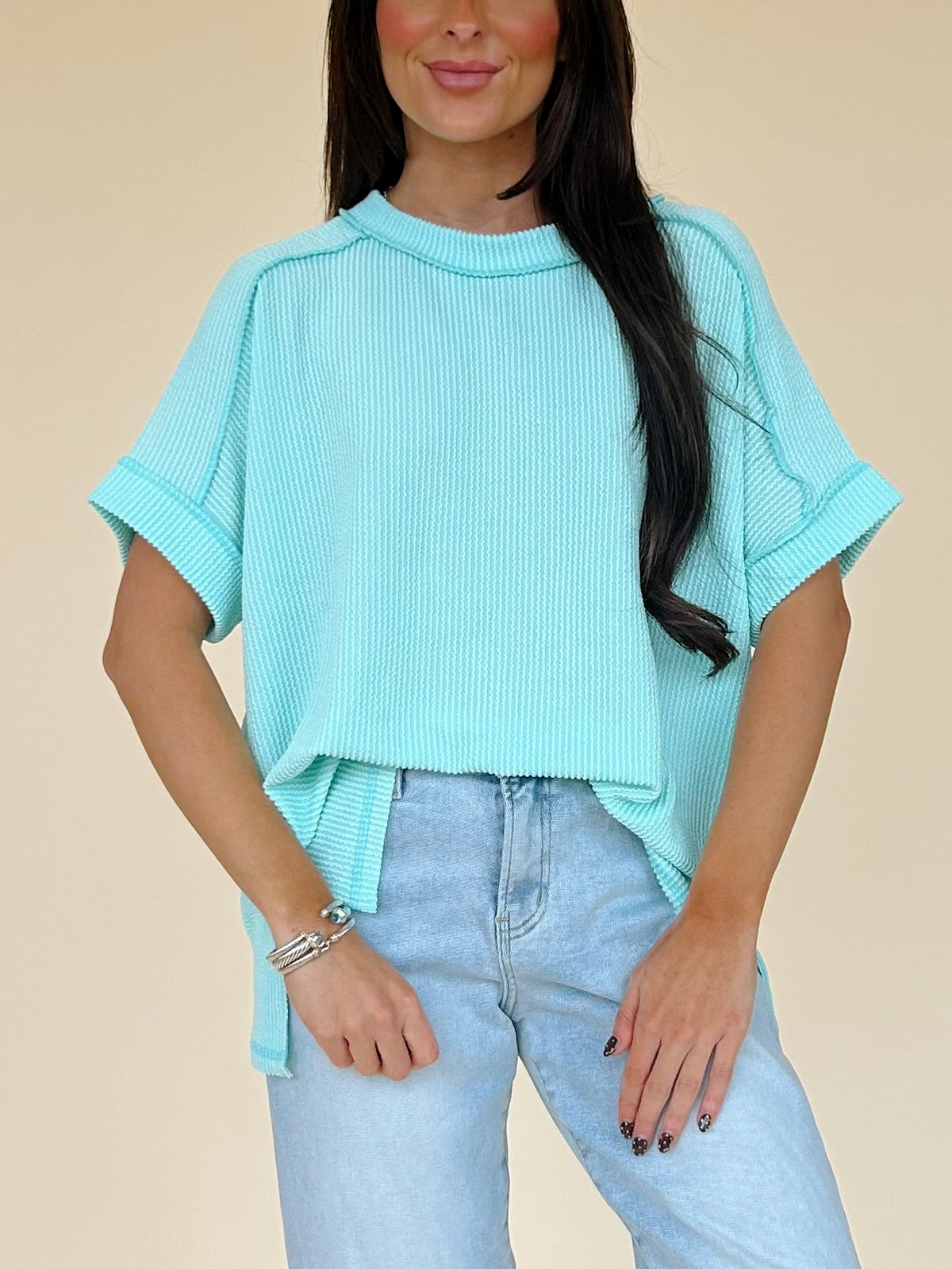 Sara Top in Mint