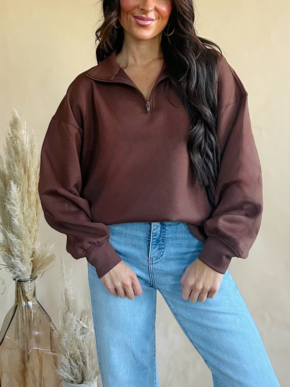 Amber Pullover in Brown
