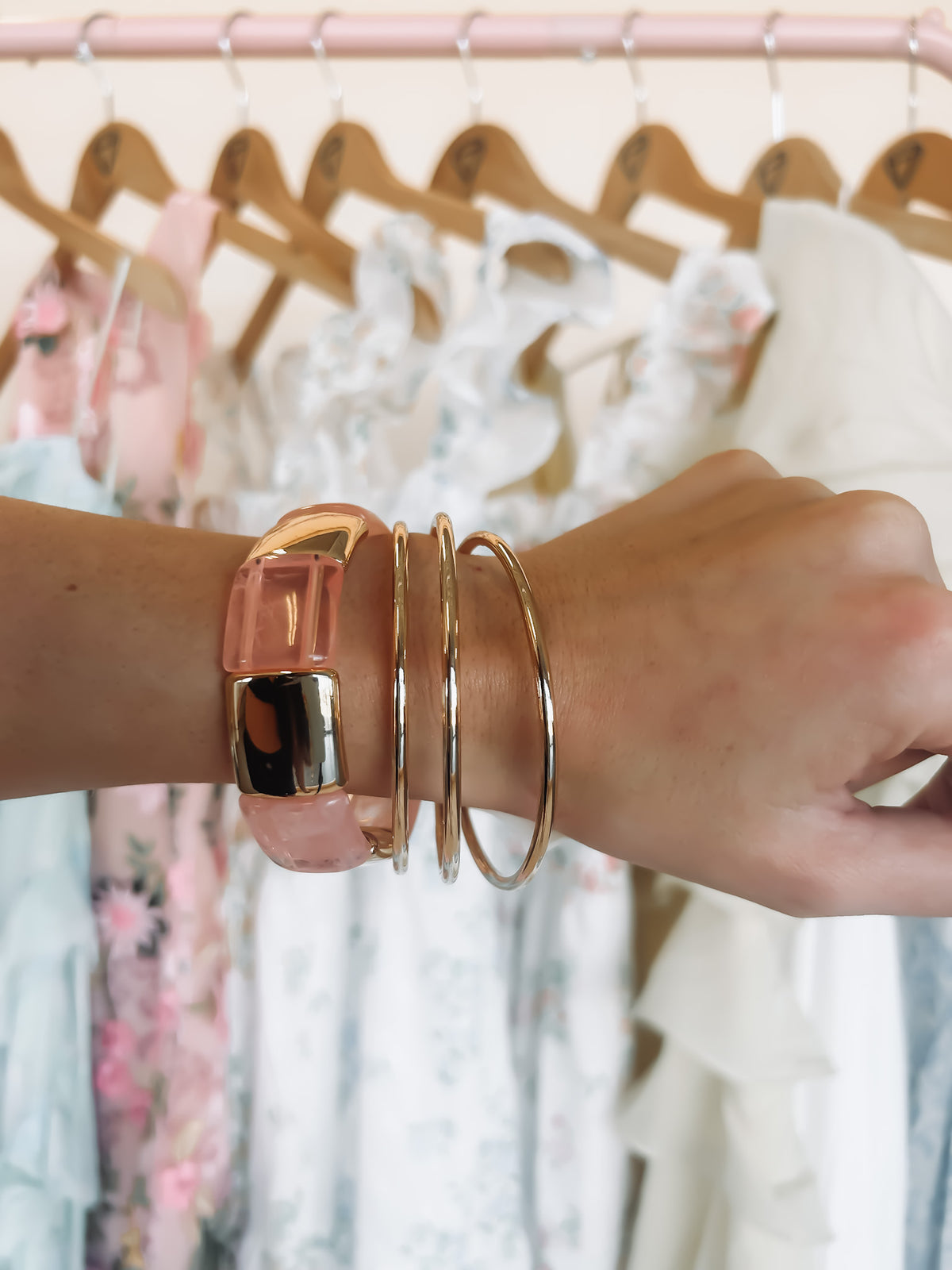 Leslie Bracelet in Pink