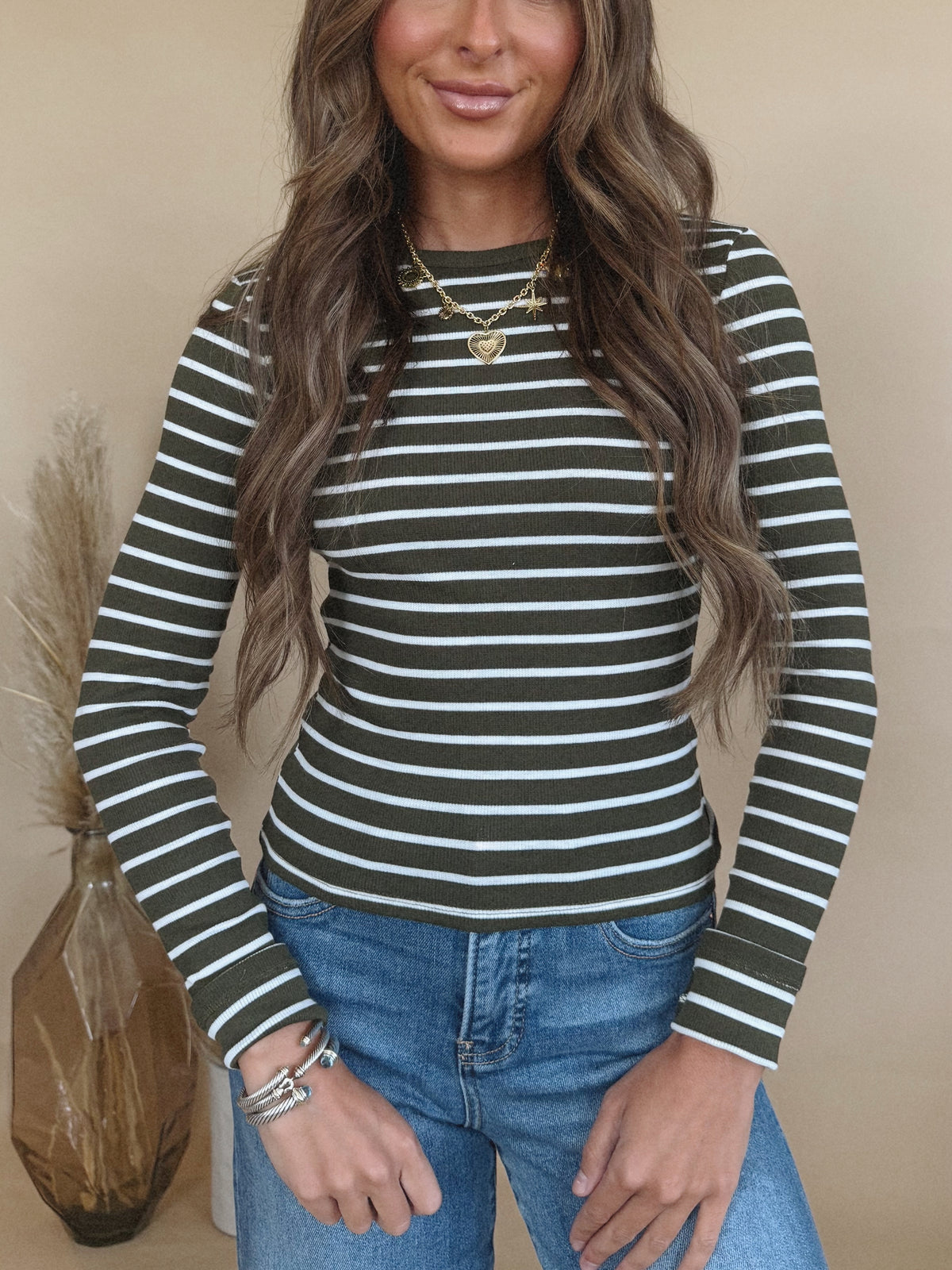 Kellie Top in Olive