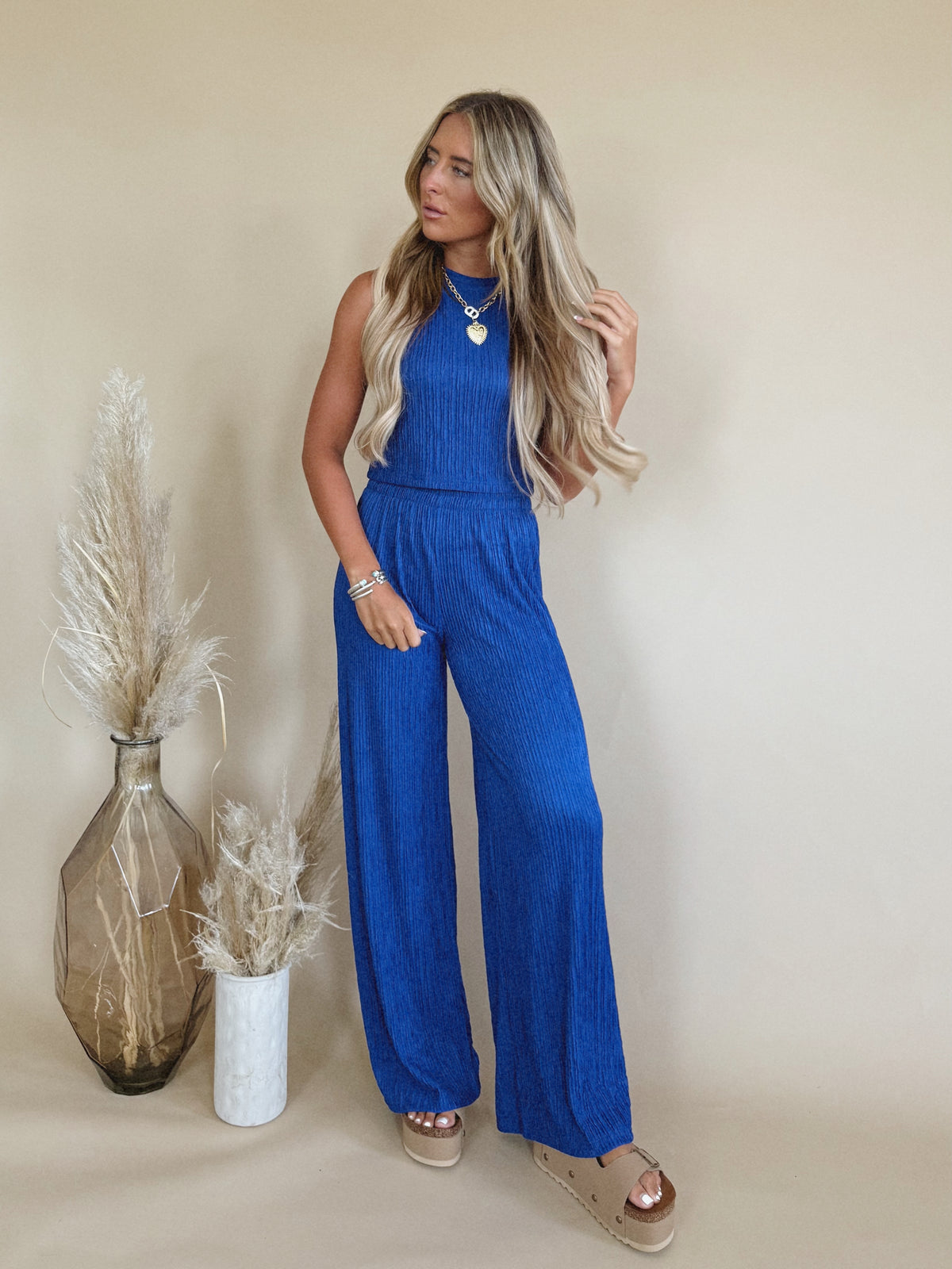 Kellyn Set in Blue Tanzanite
